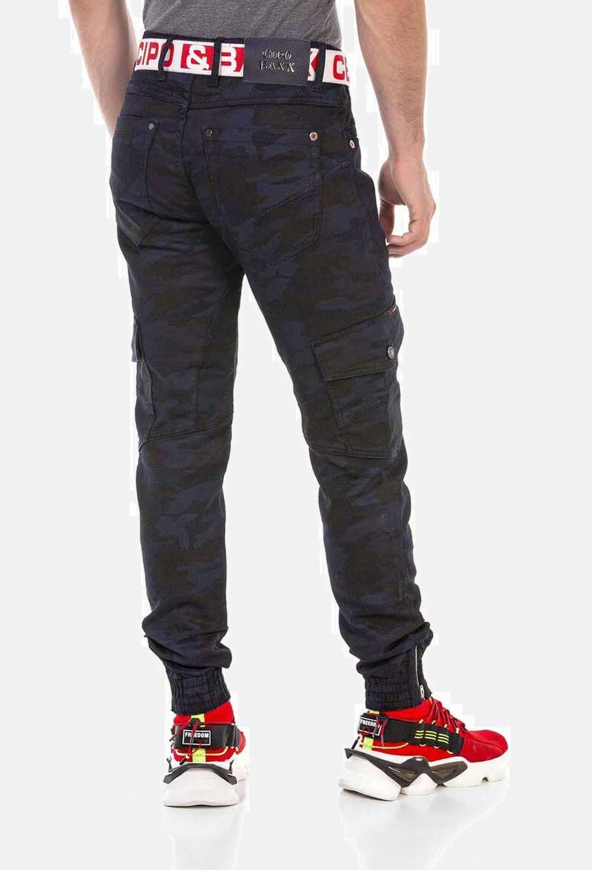 Cipo & Baxx 5-Pocket-Jeans »Cipo & Baxx Jeans« mit tollen Cargotaschen, CD690