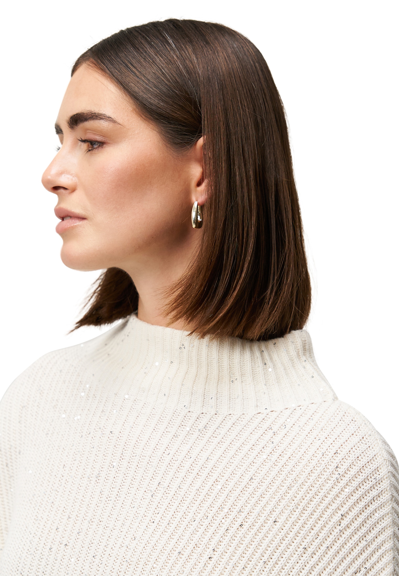 Zero Strickpullover »Damen mit Pailletten« 1 Stk. Pailletten