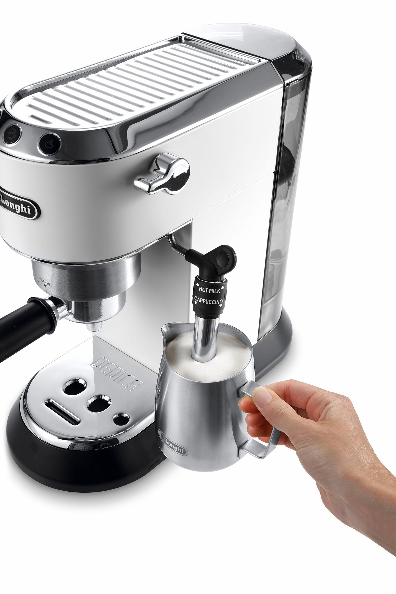 De'Longhi Espressomaschine »Dedica Style EC 685.W«, Siebträger, 1350 Watt, 15 Bar