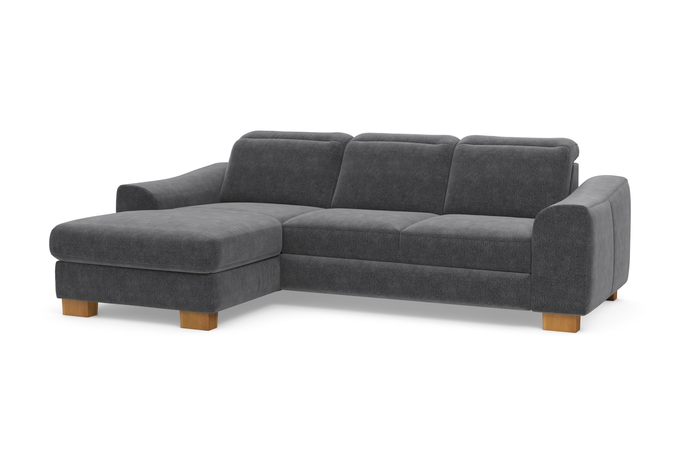 Home affaire Ecksofa »Dundee L-Form«, wahlweise mit Kopfteilverstellung und zusätzlich mit Bettfunktion