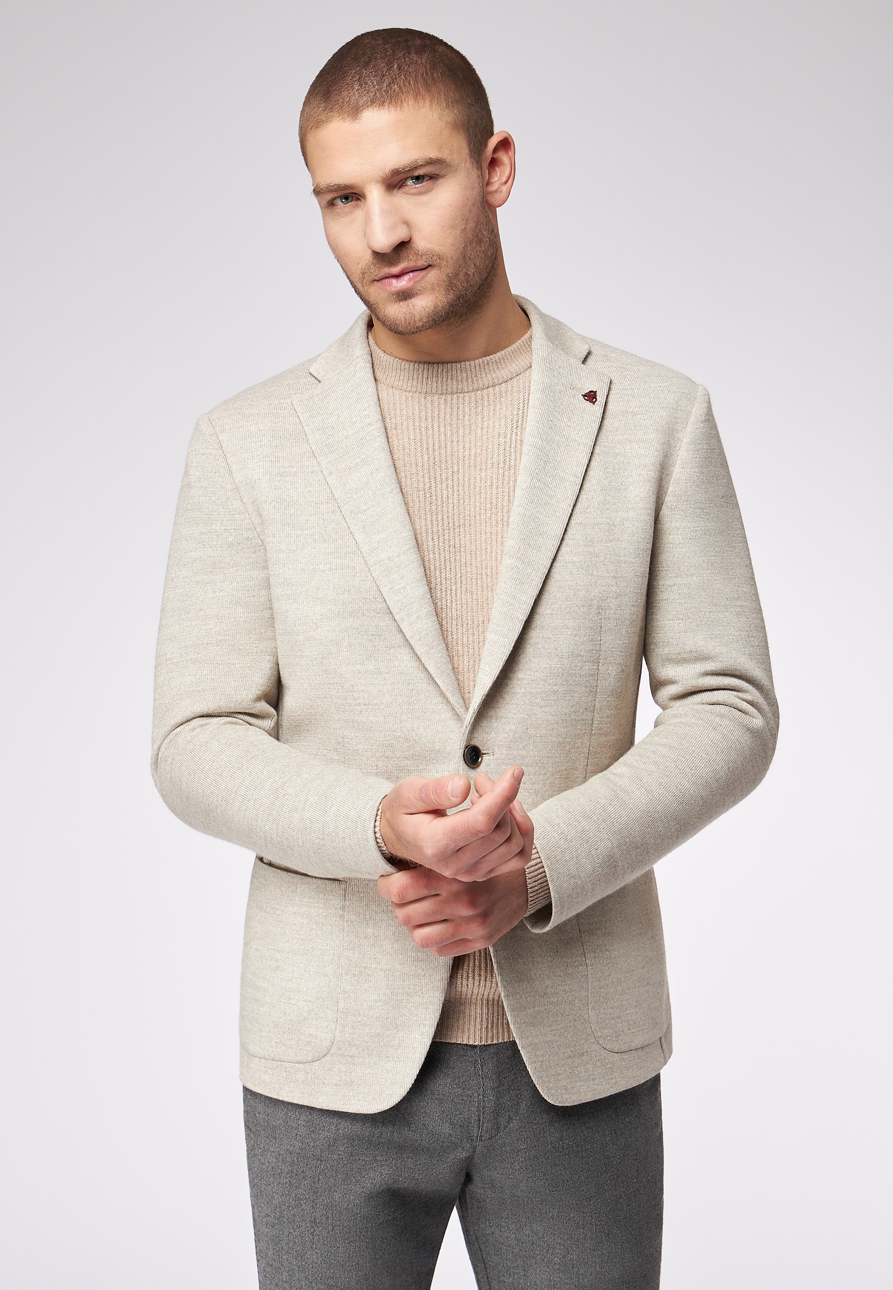 Roy Robson Sakko »Feinstrick«