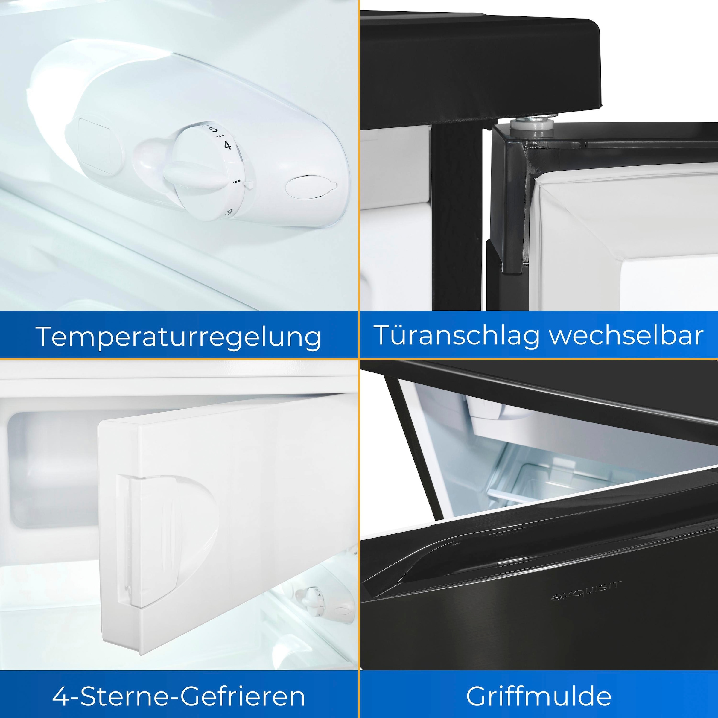 exquisit Kühlschrank »KS16-4-051C«, KS16-4-051C, 84,5 cm hoch, 54,9 cm breit, in bester Energieefizienz C, 107 Liter Volumen