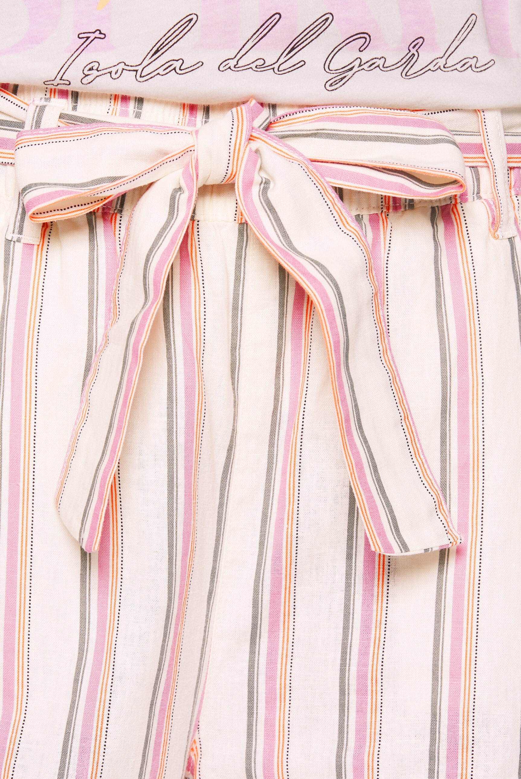 SOCCX Leinenhose, mit Bindeband