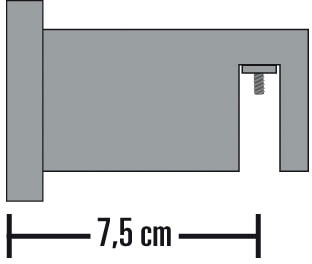SCHÖNER WOHNEN-Kollektion Wandträger »Slim«, (1 St.), Serie Einzelprogramm Matteo rechteckig
