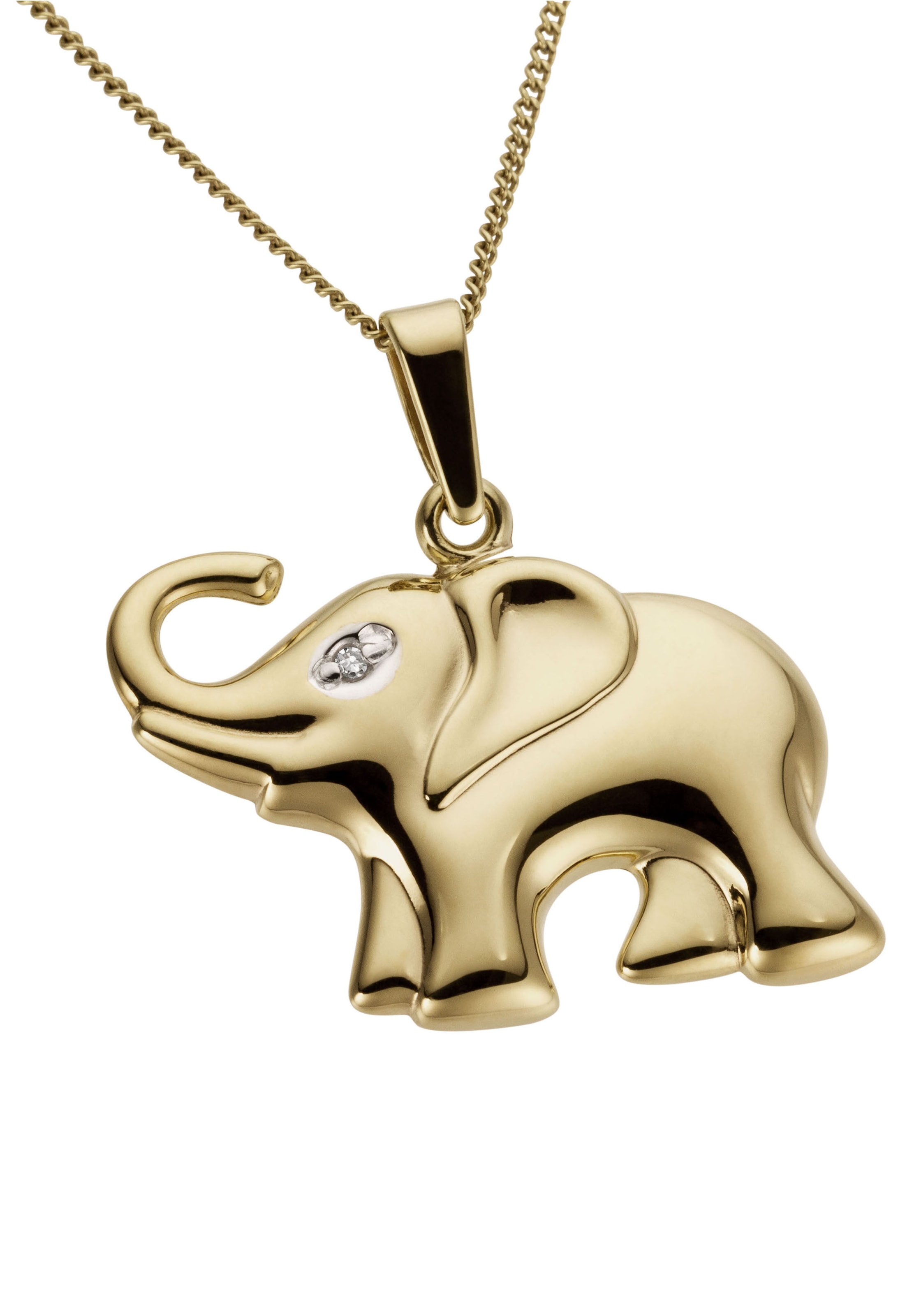 Firetti Kettenanhänger »Schmuck Geschenk Gold 333 Halsschmuck Anhänger für  Halskette Elefant«, zu Kleid, Shirt, Jeans, Sneaker! Anlass Geburtstag  Weihnachten online bestellen | BAUR