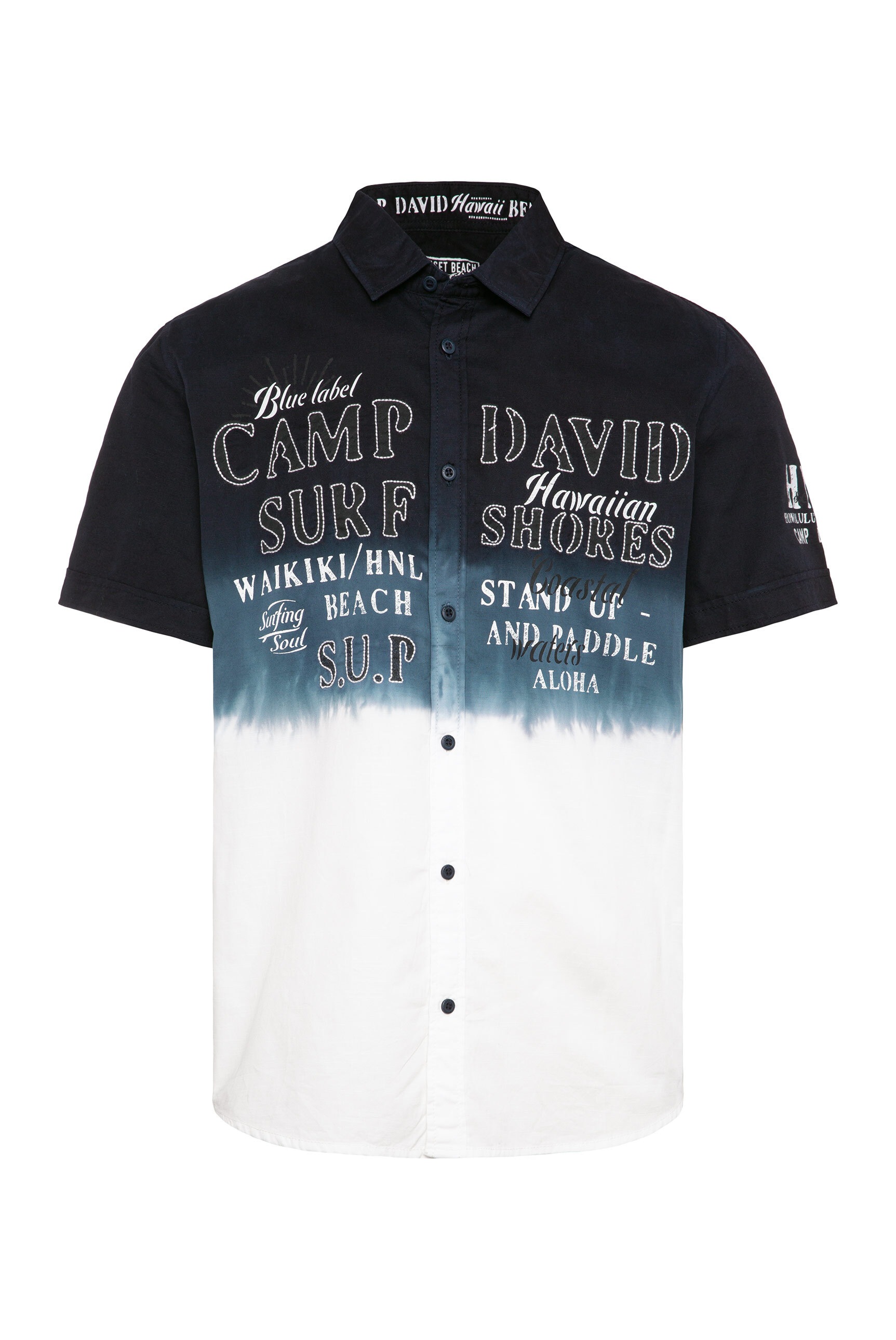 CAMP DAVID Kurzarmhemd, mit Kentkragen günstig online kaufen