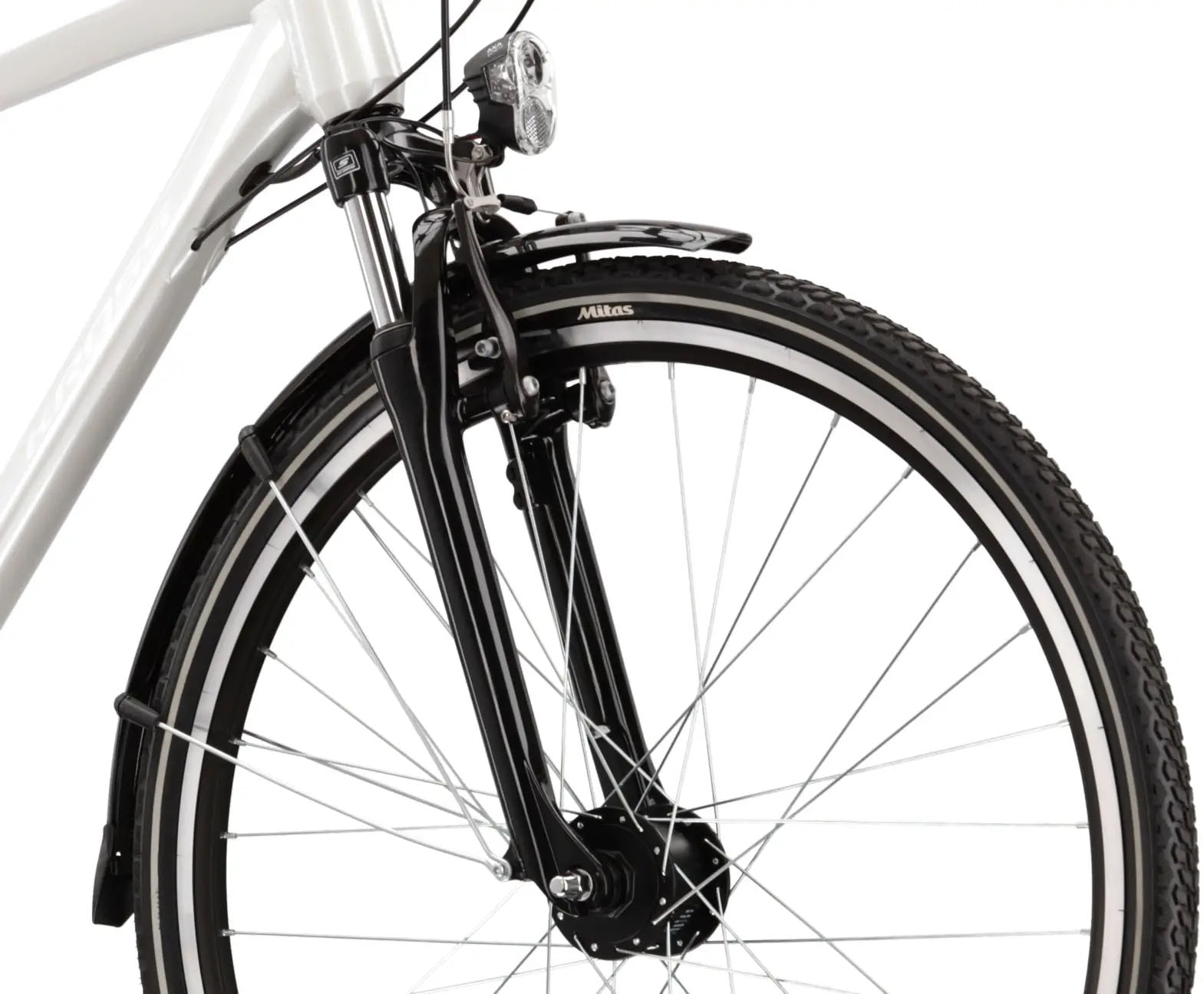 Kross Trekkingrad »Trekkingrad Trans 4.0 weiß 21 Gänge«, 21 Gang, Shimano, ACERA T3000 Schaltwerk, Kettenschaltung