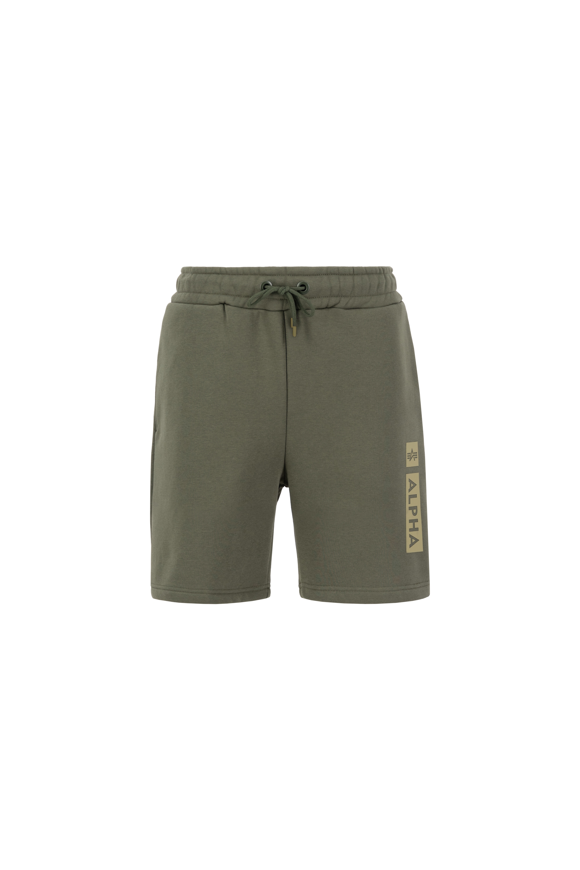 Herren Shorts "Alpha Puff Print Short", grün, Gr. L, ALPHA INDUSTRIES, Obermaterial: 80% Baumwolle, 20% Polyester, Hosen