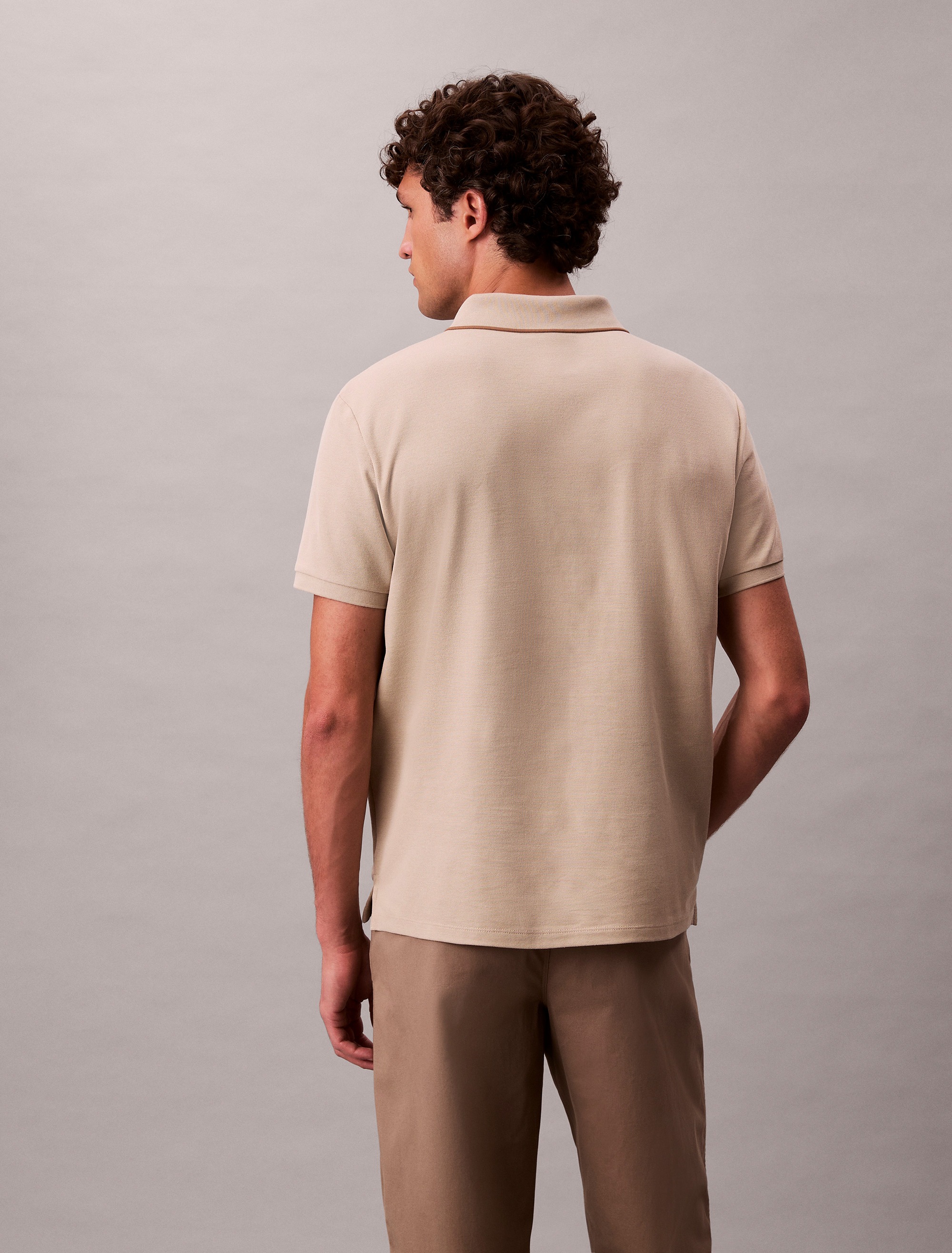 Calvin Klein Poloshirt "SS RFND PQ TPPD CLSS", Mit Rundhalsausschnitt günstig online kaufen