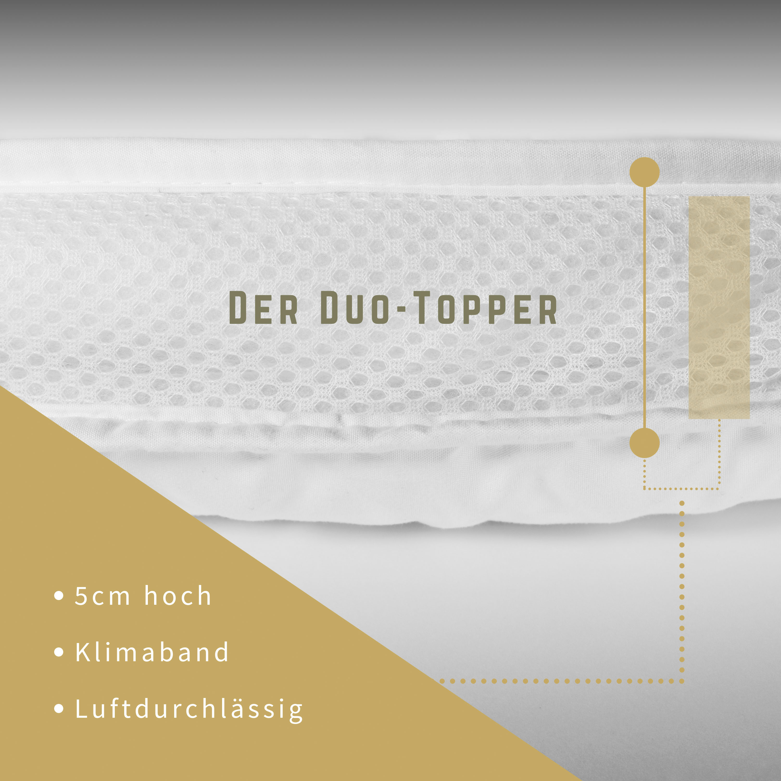 Thumbnail - Jekatex Matratzenauflage "Duo Premium 5 Sterne", allergikerfreundlicher Topper, verschiedene Größen