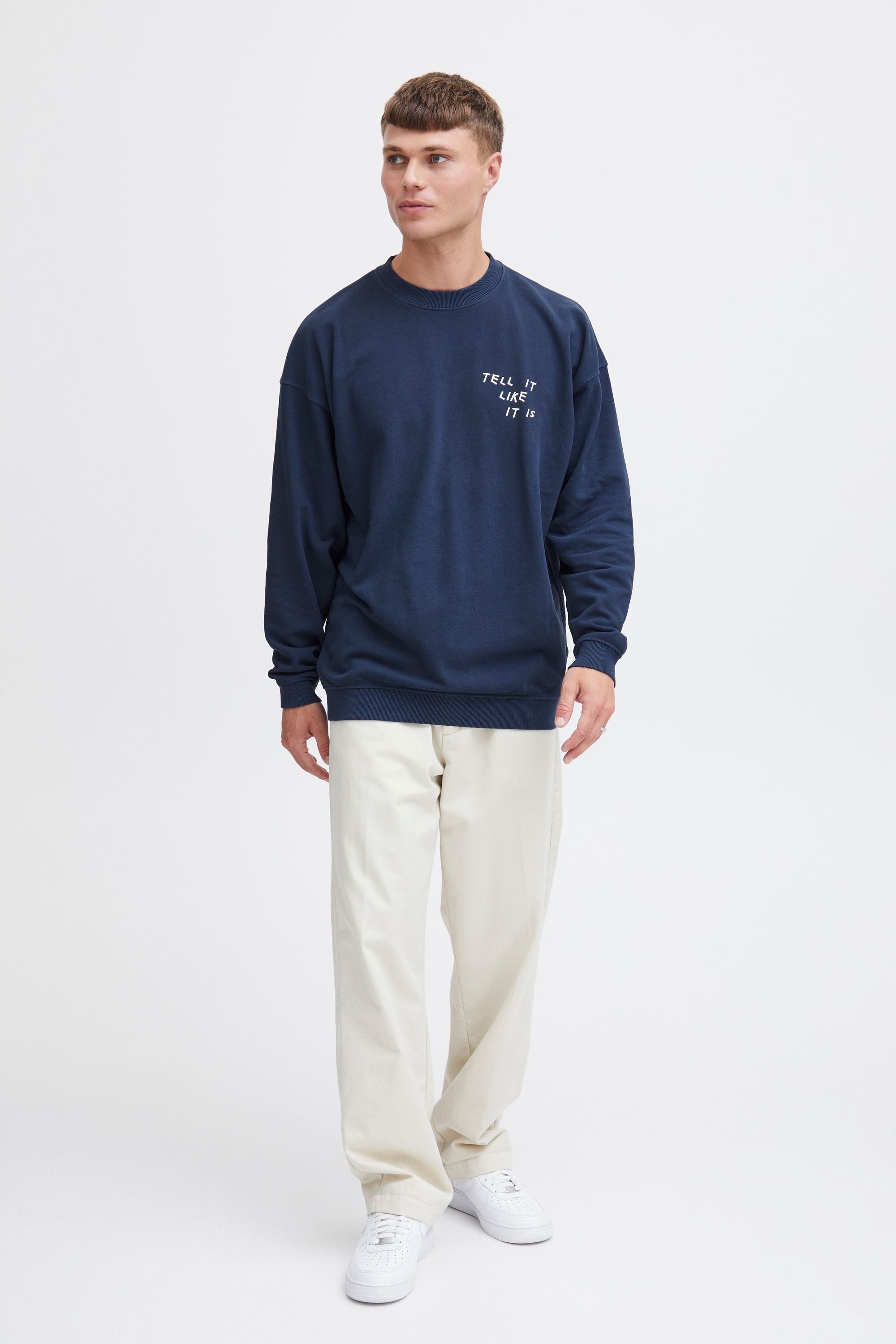 Thumbnail - Solid Longpullover "Sweatshirt SDIngvor"