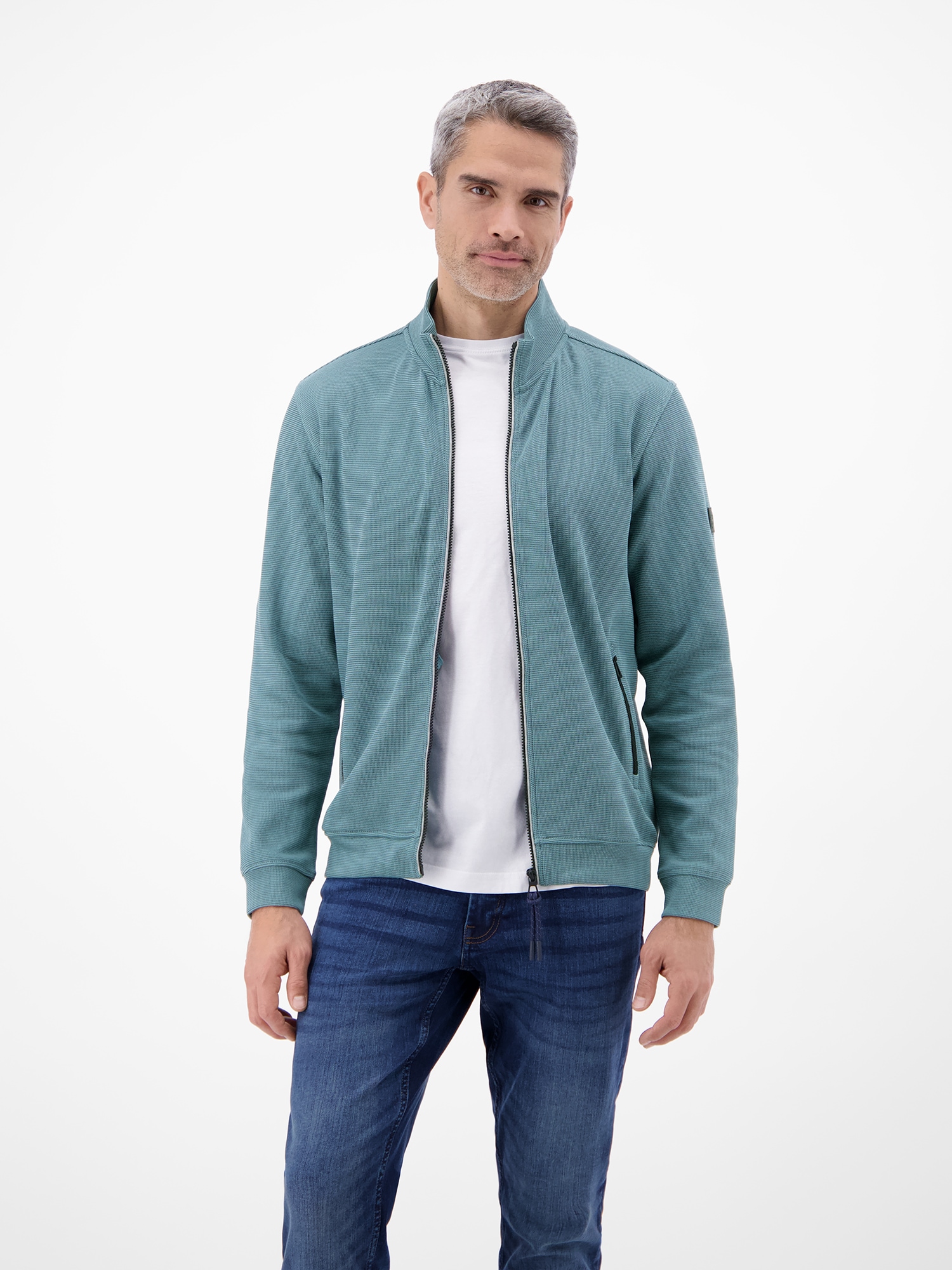 Lerros Sweatjacke "Sweatjacke Aus Baumwollmischgewebe"