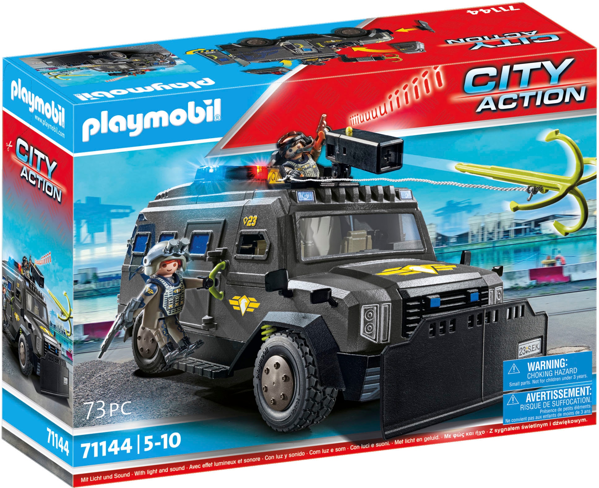 Playmobil® Konstruktions-Spielset »Wohnwagen mit Auto (71423