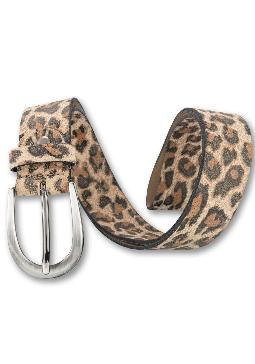 BERND GÖTZ Ledergürtel, mit Leopardenlook günstig online kaufen
