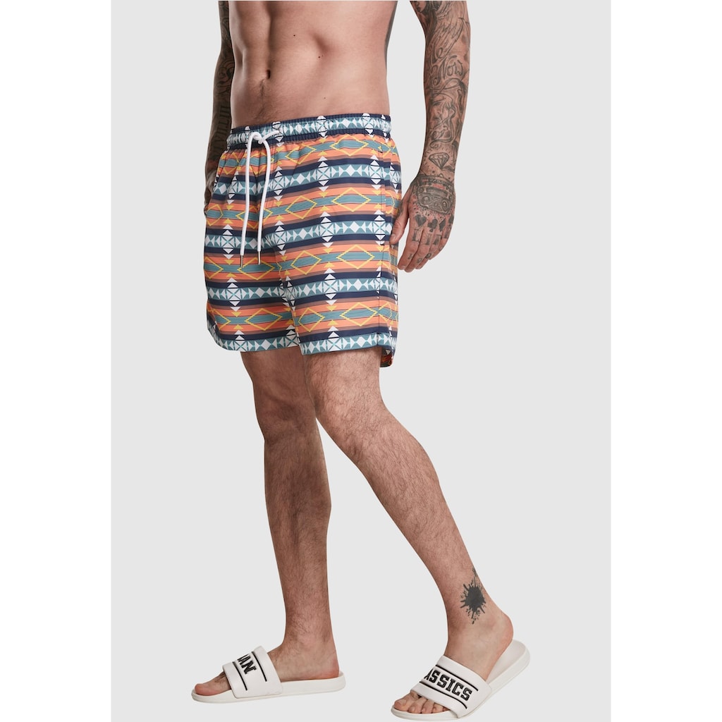 URBAN CLASSICS Badeshorts »Urban Classics Herren Inka Swim Shorts«