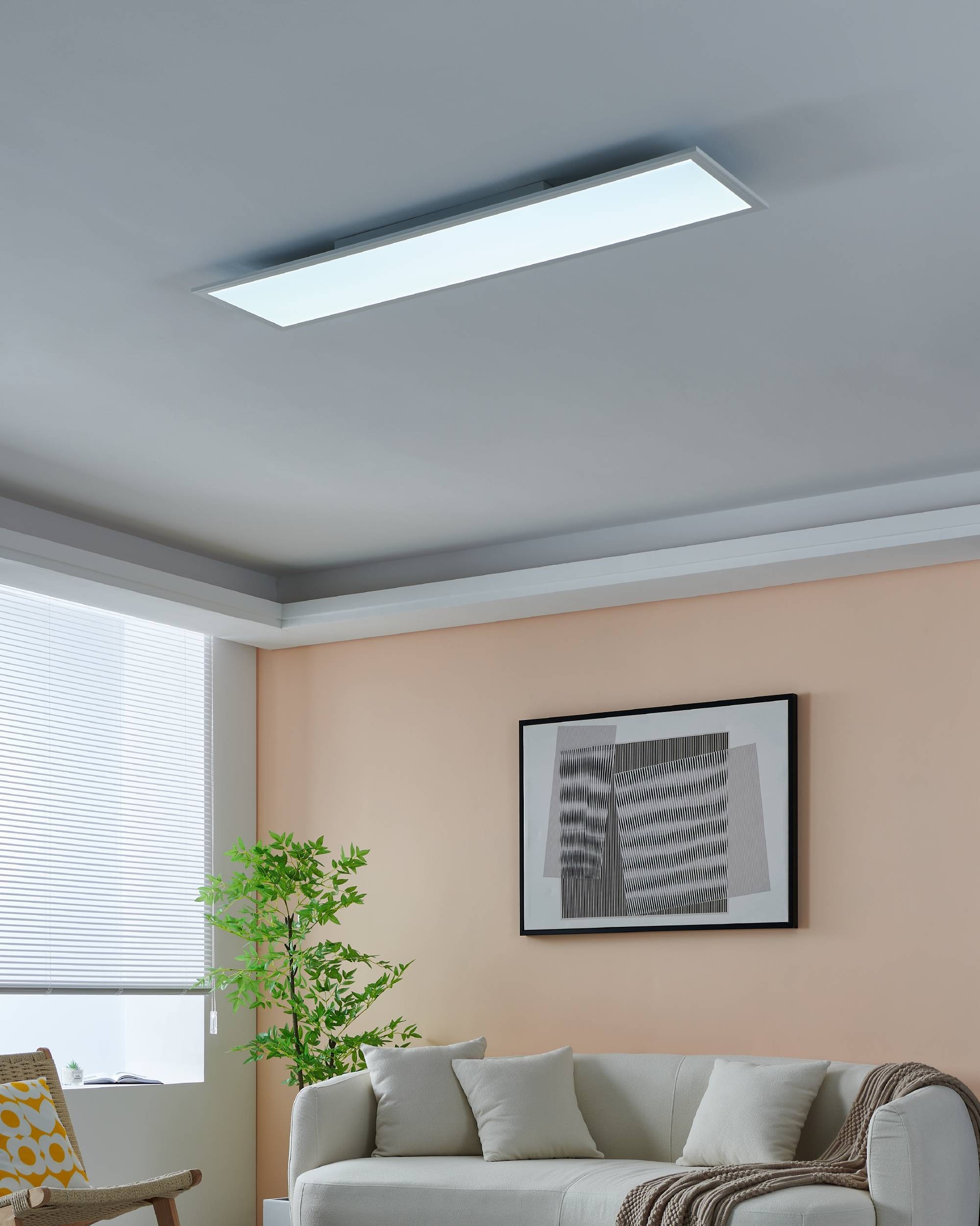 EGLO LED-Deckenleuchte »SALOBRENA-Z«,  in weiß aus Alu / inkl. LED fest integriert - 33,5 Watt