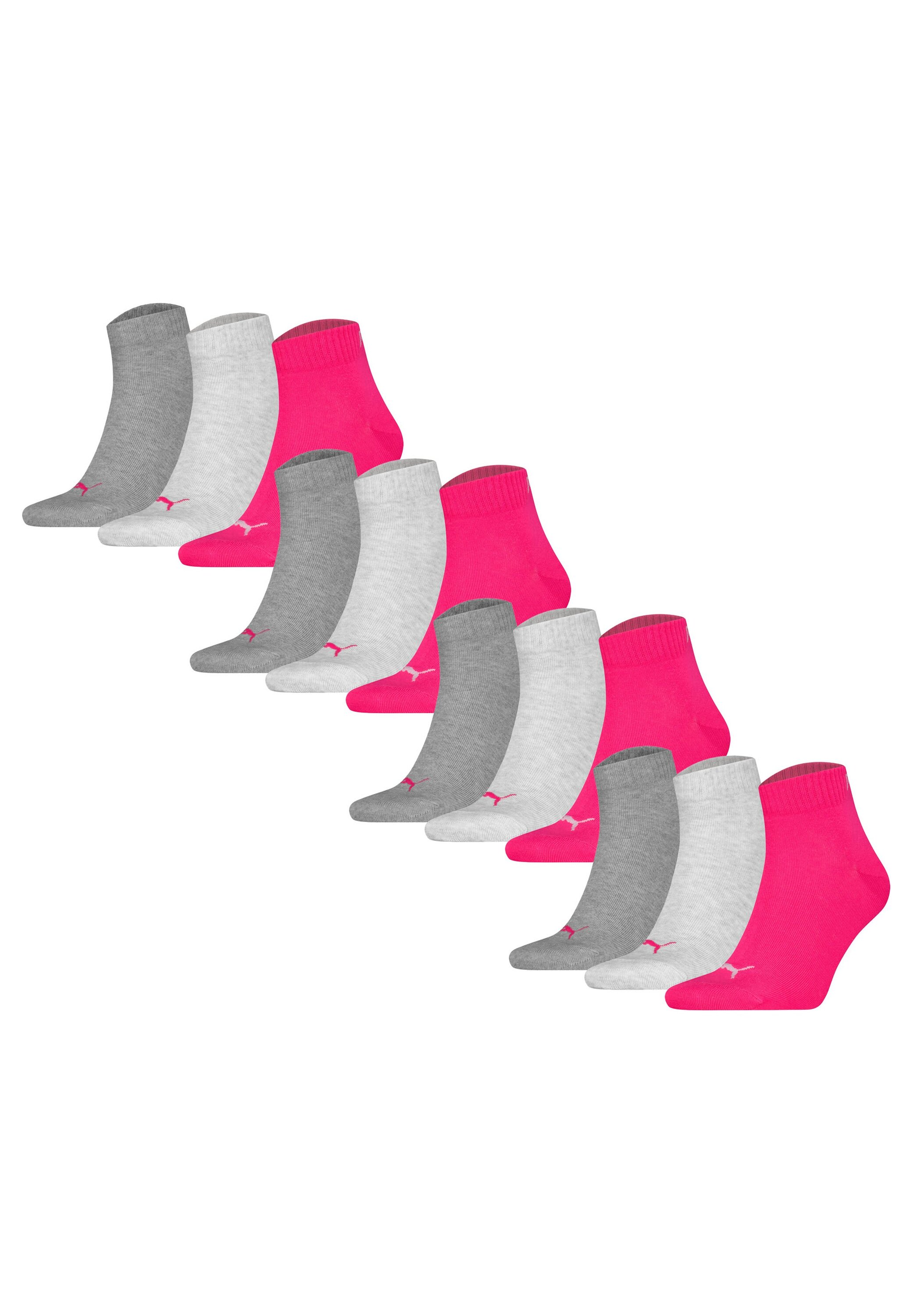 PUMA Kurzsocken "Socken Quarter Plain 12P 12er Pack" 12 Paar tlg.