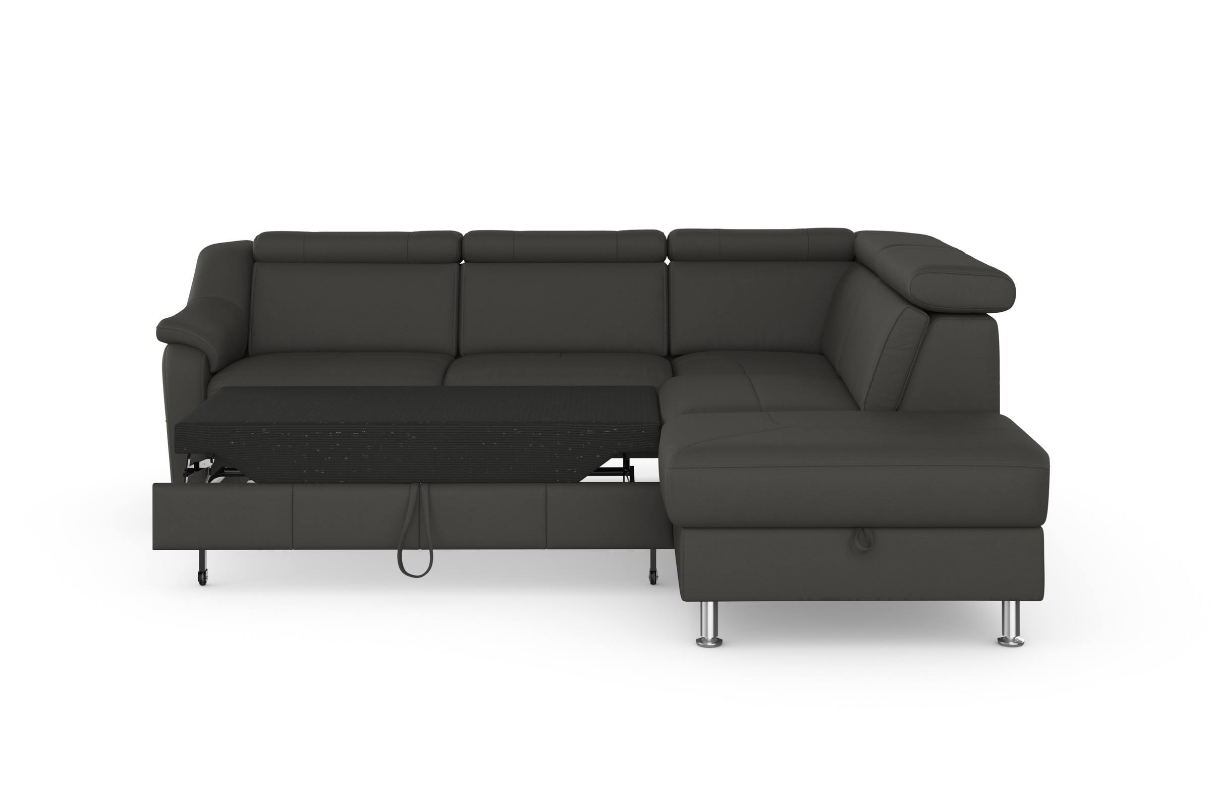 sit&more Ecksofa »Freetown L-Form«, inklusive Kopfteilverstellung und komfortablem Federkern