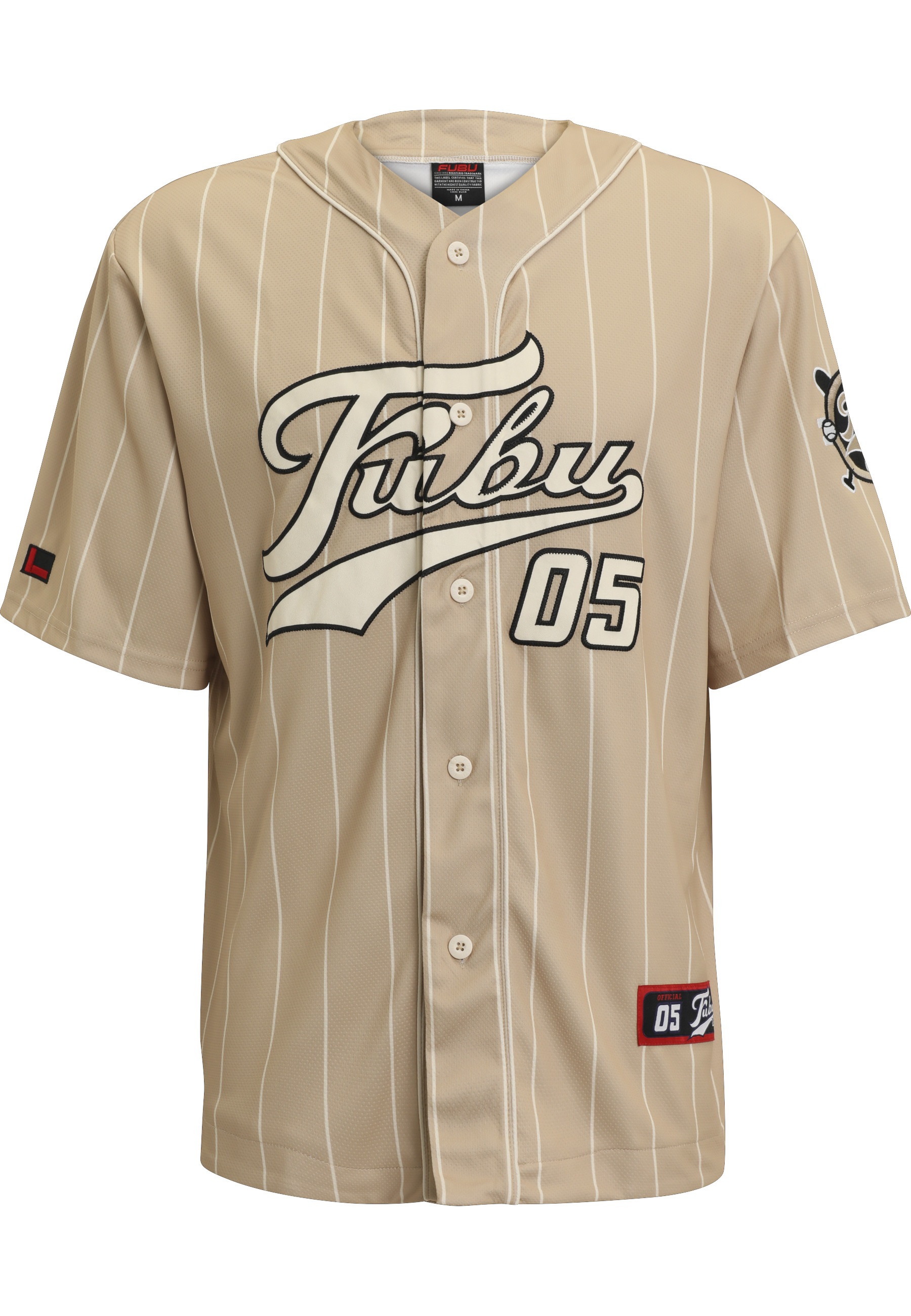 Fubu Kurzarmshirt "Fubu Herren FM232-003-2 FUBU Varsity Pinstripe Baseball günstig online kaufen