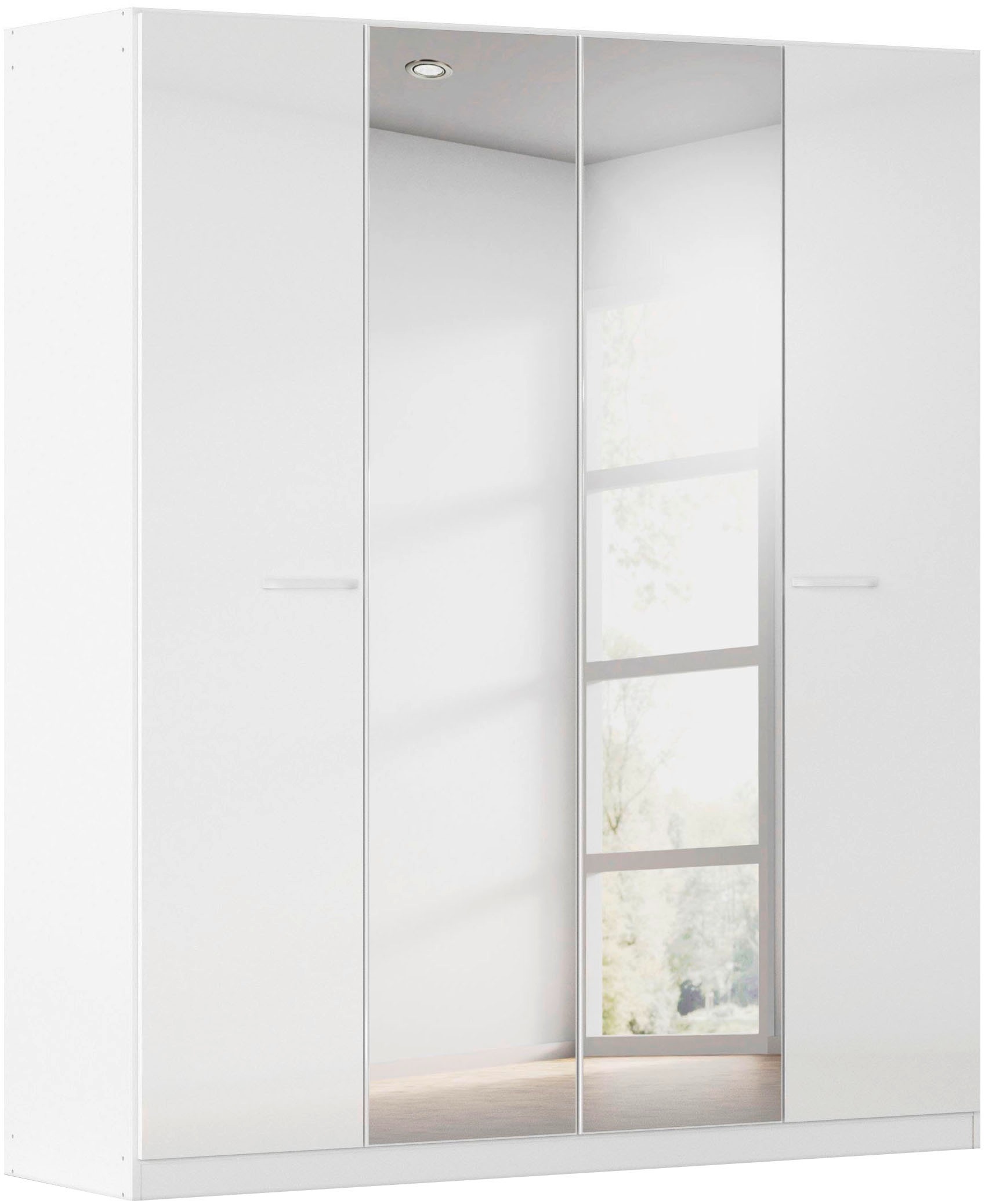 OTTO home Kleiderschrank "Mehrzweckschrank Aktenschrank Möbel Mietswohnung Schlafzimmer OTELI" erhältlich in Breiten 91-360 cm, ab Breite 136cm inkl. Innenschubladen, mit zusätzlichen Einlegeböden, optional mit Spiegel MADE IN GERMANY