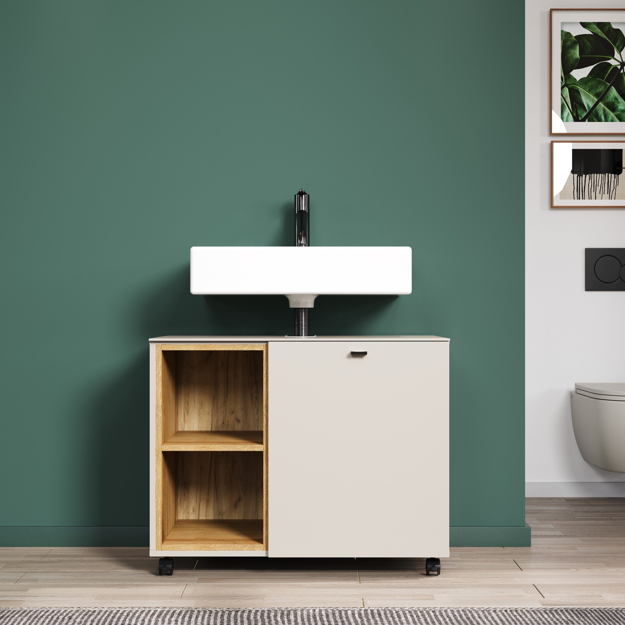 welltime Waschbeckenunterschrank "San Pedro", (1 St.), Waschbeckenunterschr günstig online kaufen
