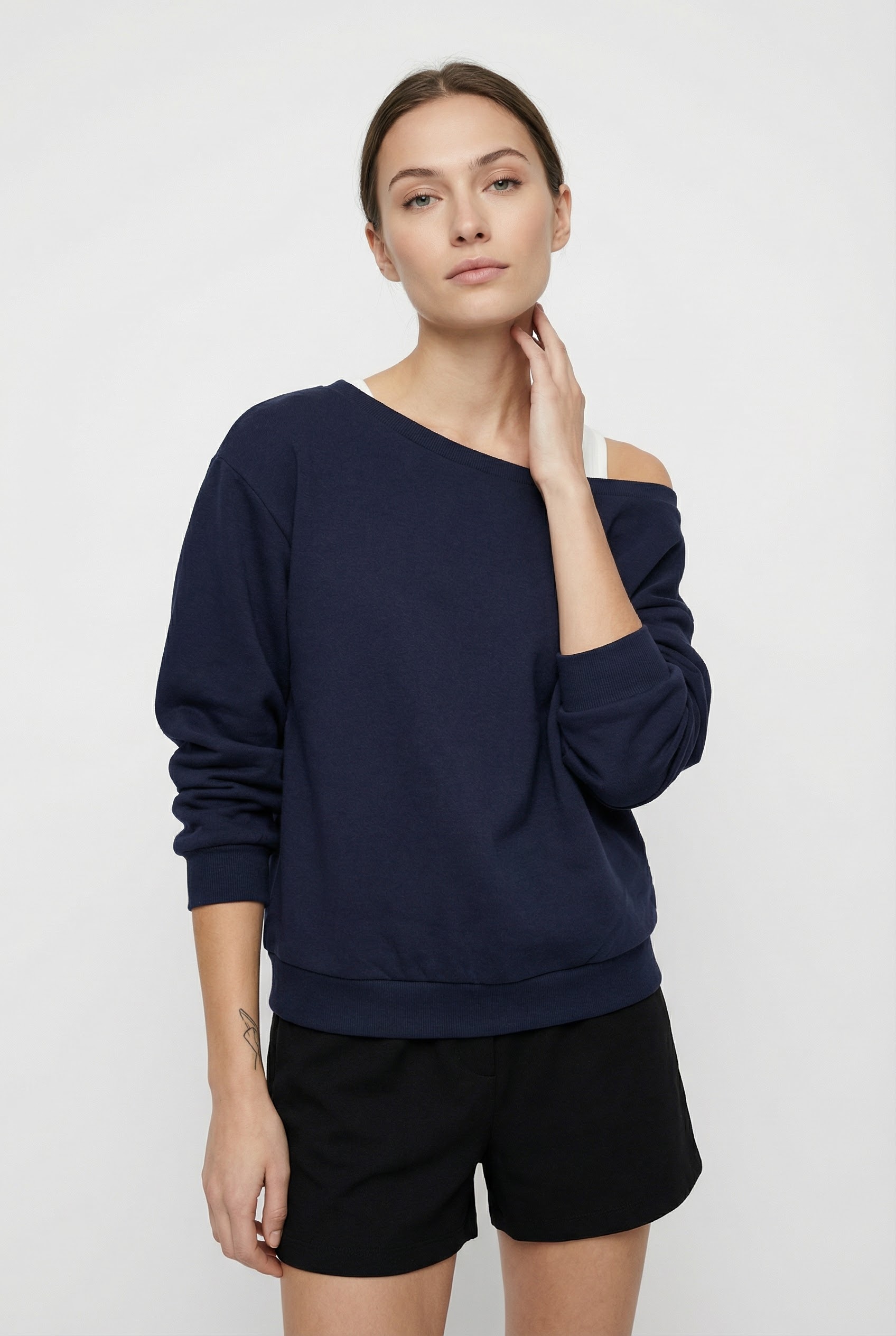 ONLY Sweatshirt "ONLRHINA L/S ONE SHOULDER NOOS SWT" günstig online kaufen