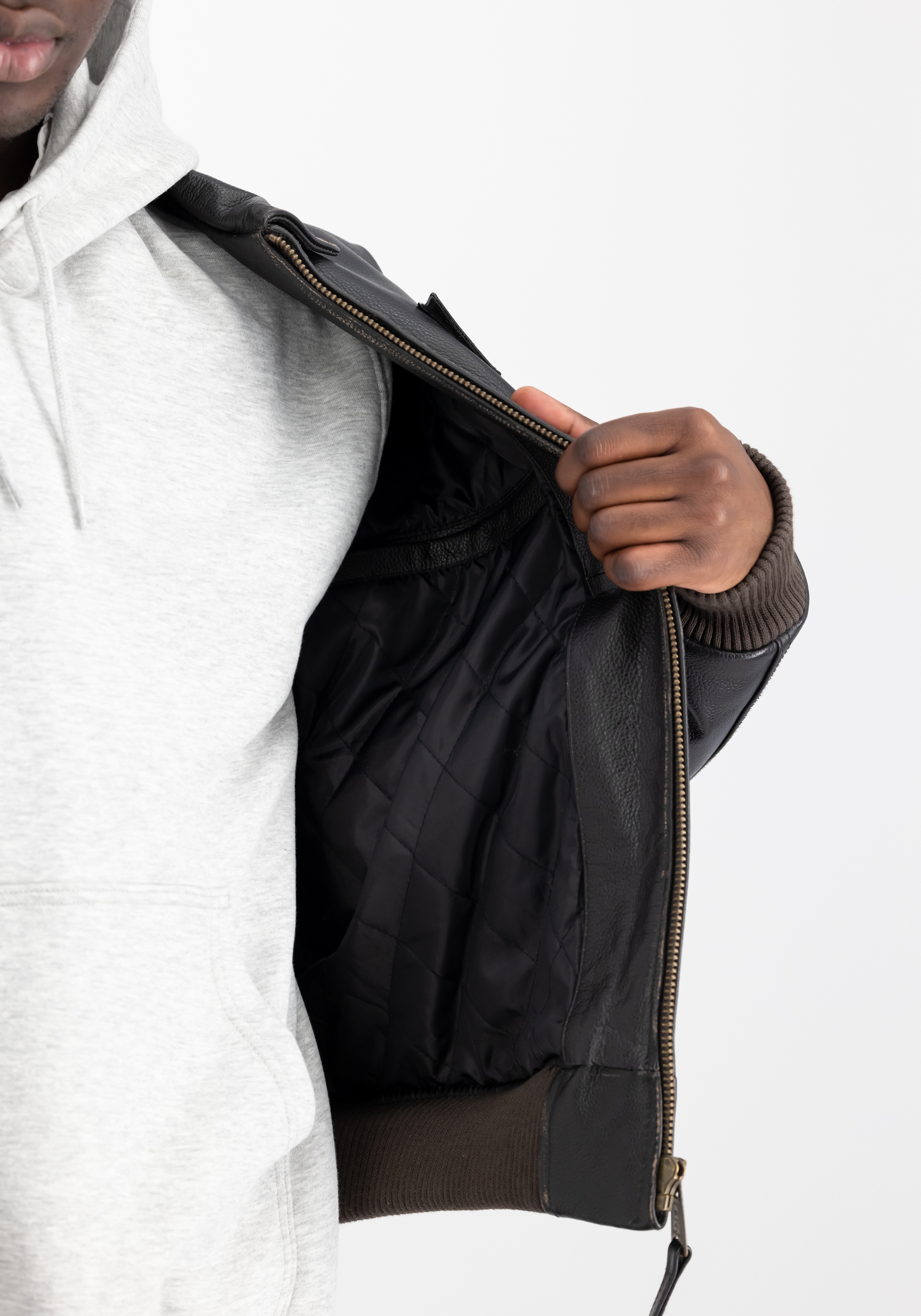 Alpha Industries Lederjacke »Alpha Industries Men - Leather & Vegan Jackets«