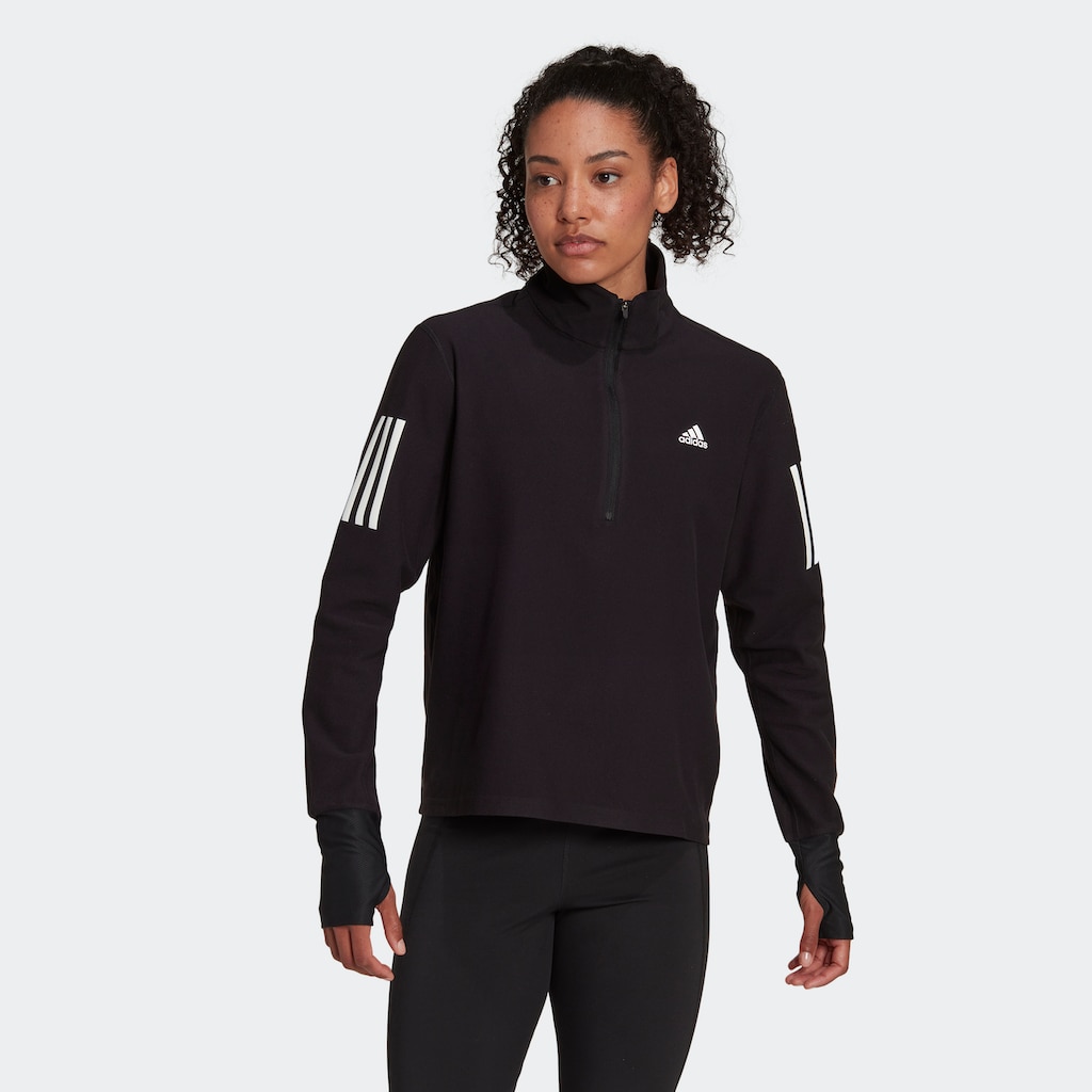 adidas Performance Rollkragenshirt »OWN THE RUN RUNNING 1/2 ZIP RUNNINGOBERTEIL«