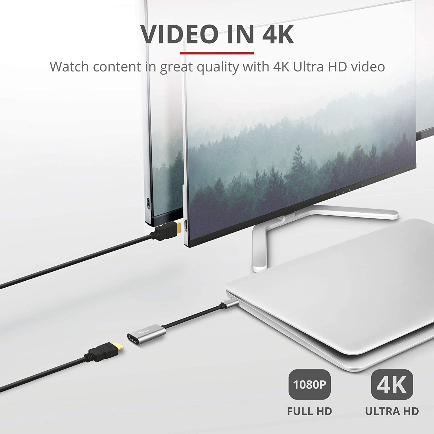 Trust USB-Adapter »DALYX USB-C HDMI ADAPTER«, 20 cm