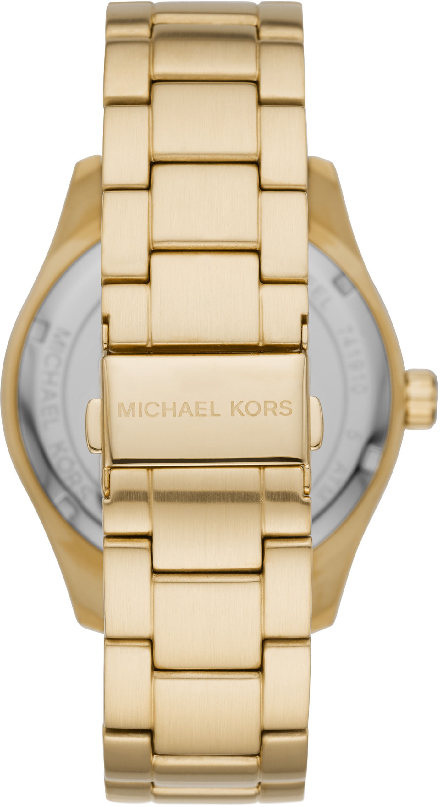 MICHAEL KORS Quarzuhr »LAYTON«, Armbanduhr, Herrenuhr, Damenuhr, Datum, Edelstahlarmband