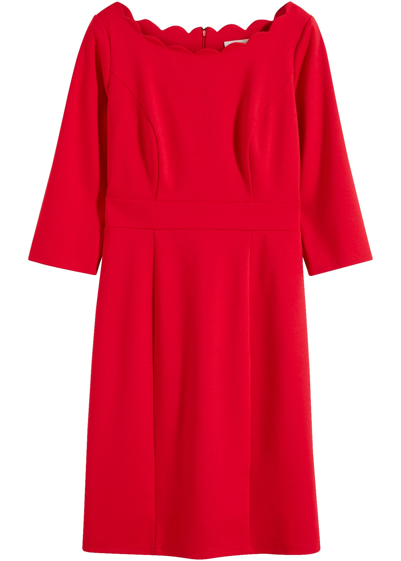 bonprix Etuikleid taillierte Passform, aus Polyester, Viskose und Elasthan