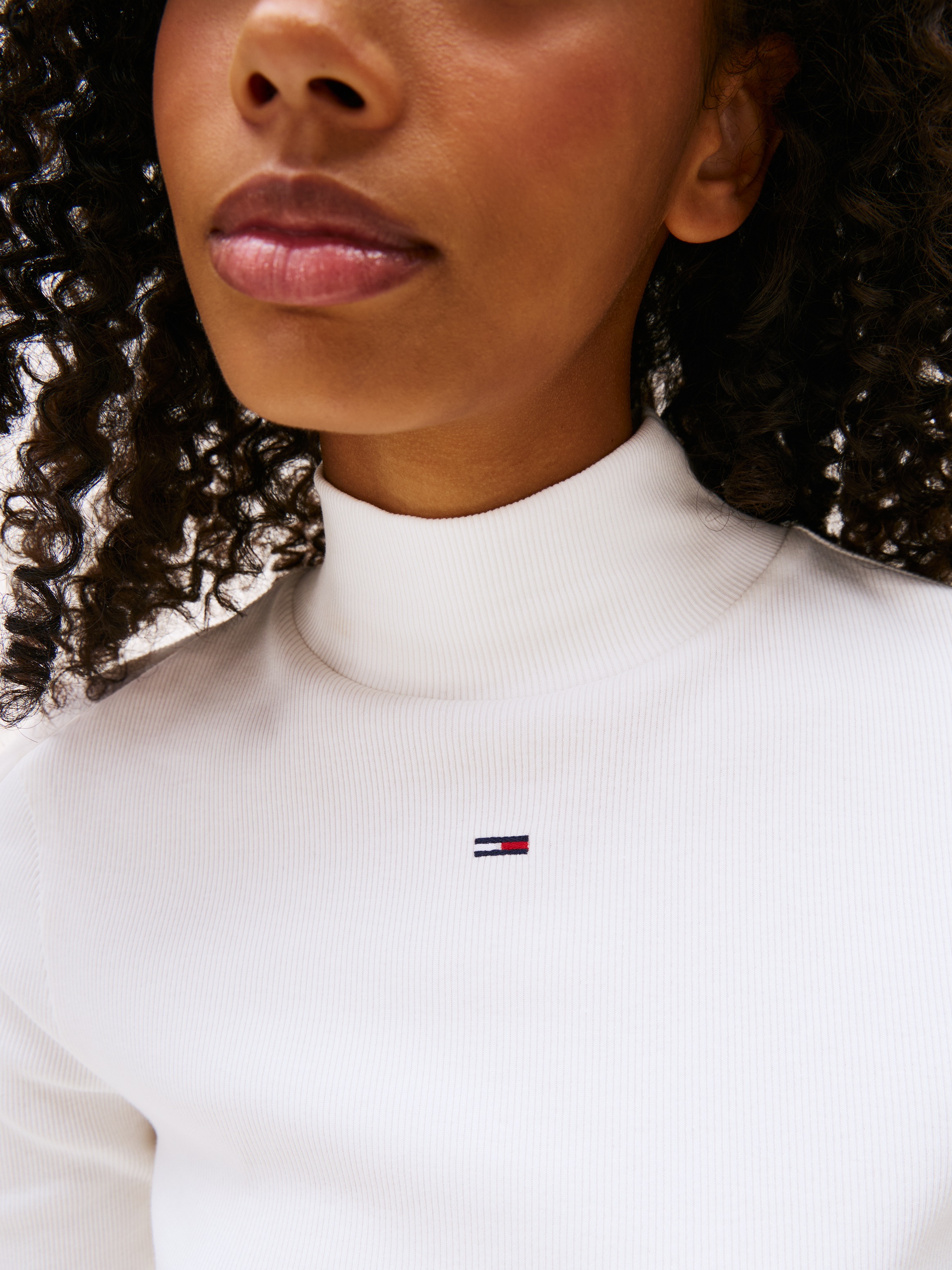 Tommy Jeans Langarmshirt "TJW ESSENTIAL MOCK NECK", mit Stehkragen günstig online kaufen