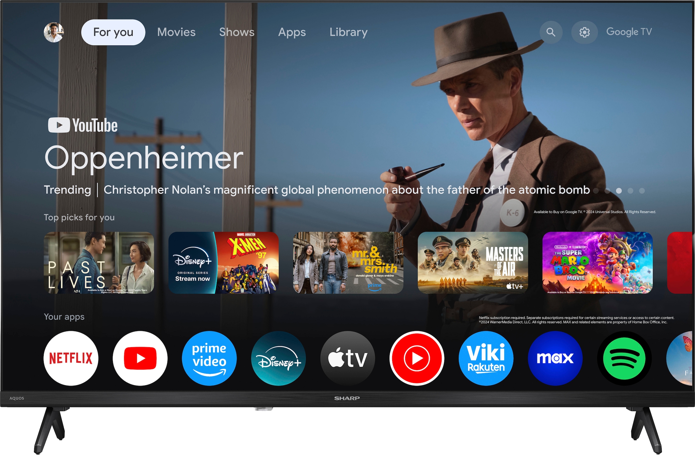 Sharp QLED-Fernseher »1T-C32HF3x« 80 cm/32 ″ HD ready Smart-TV