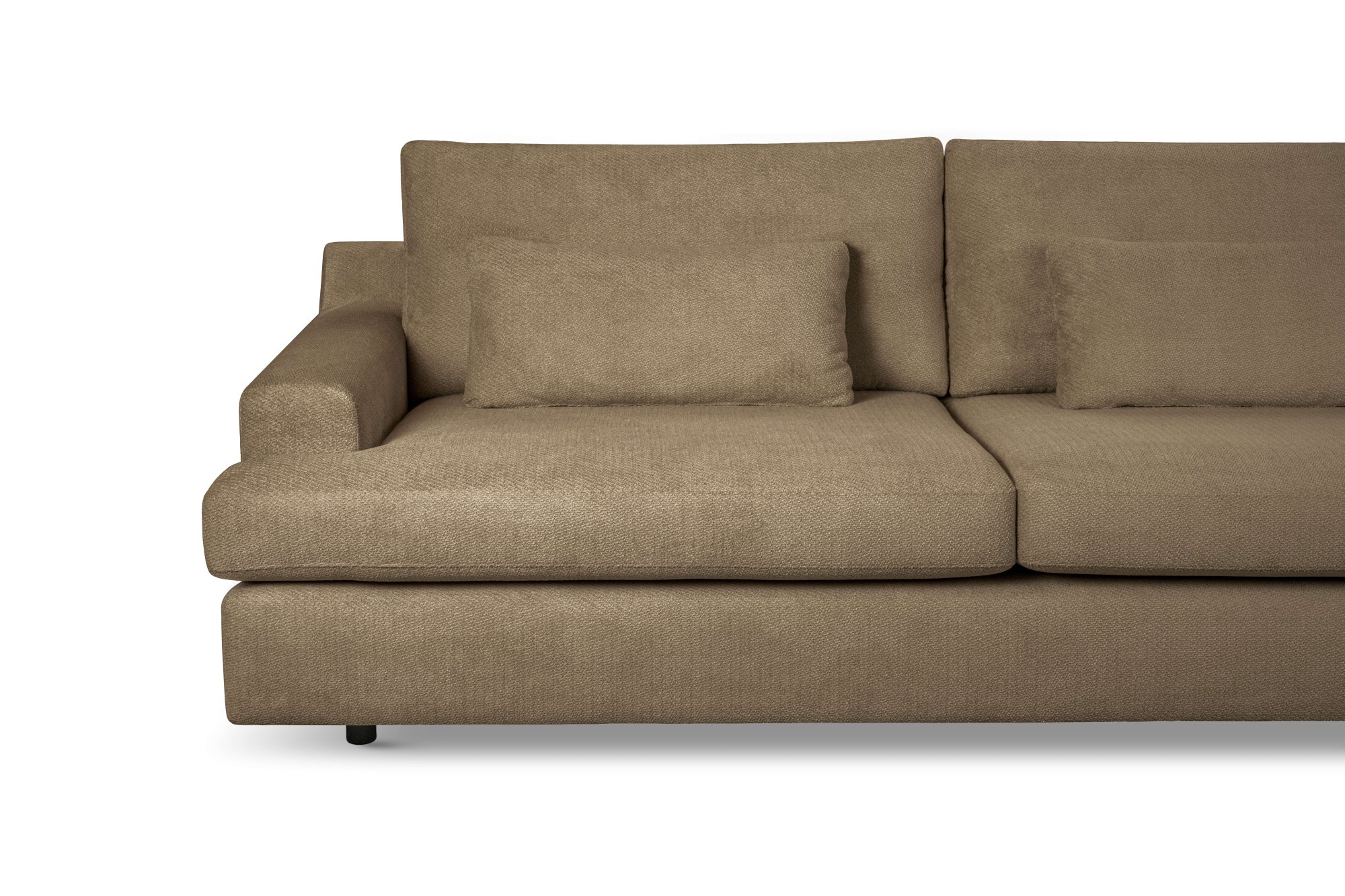 Home affaire Big-Sofa »Evelle 3 Sitzer Maxi«, 237 cm, tiefe Sitzfläche, Lounge-Sitzkomfort, Struktur, Breitcord