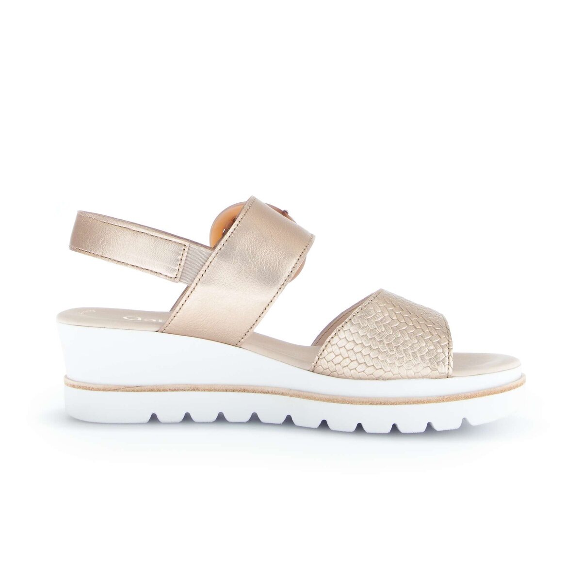 Gabor Plateausandaletten »Plateau Sandale Materialmix Leder«