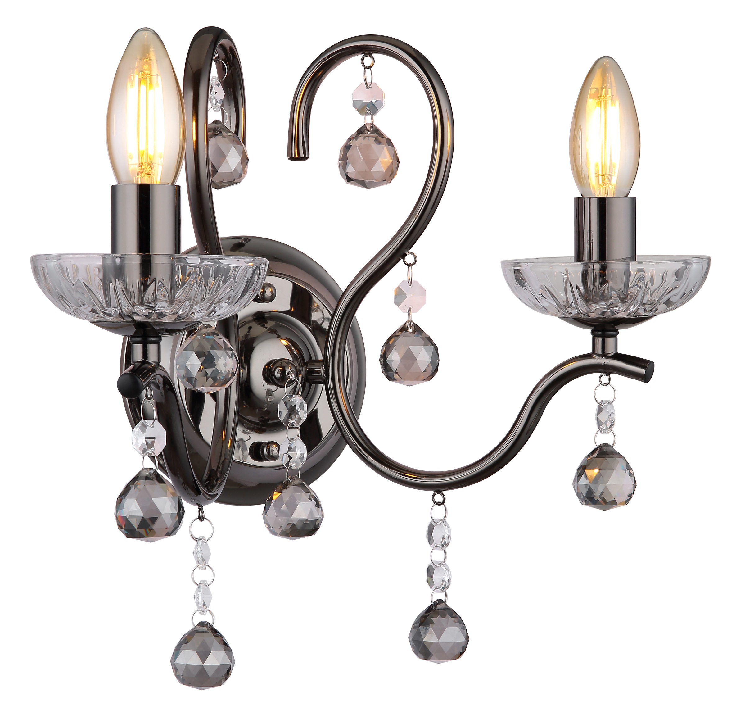 GLOBO LIGHTING Wandleuchte »CAMILA« E14 1 Stk. Wandlampe Wand Wohnzimmer Flur Wandbeleuchtung