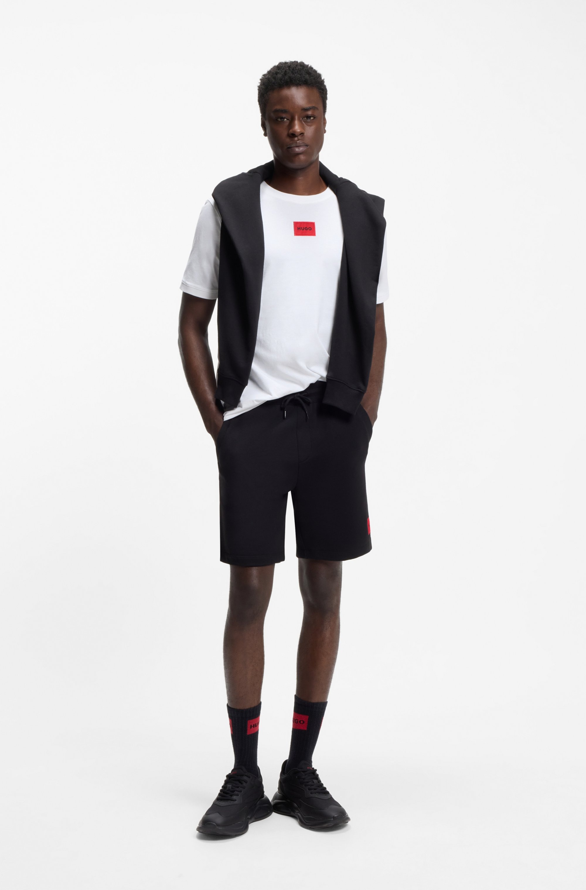 HUGO T-Shirt »Diragolino« Rundhalsausschnitt, Regular Fit, Logo-Label