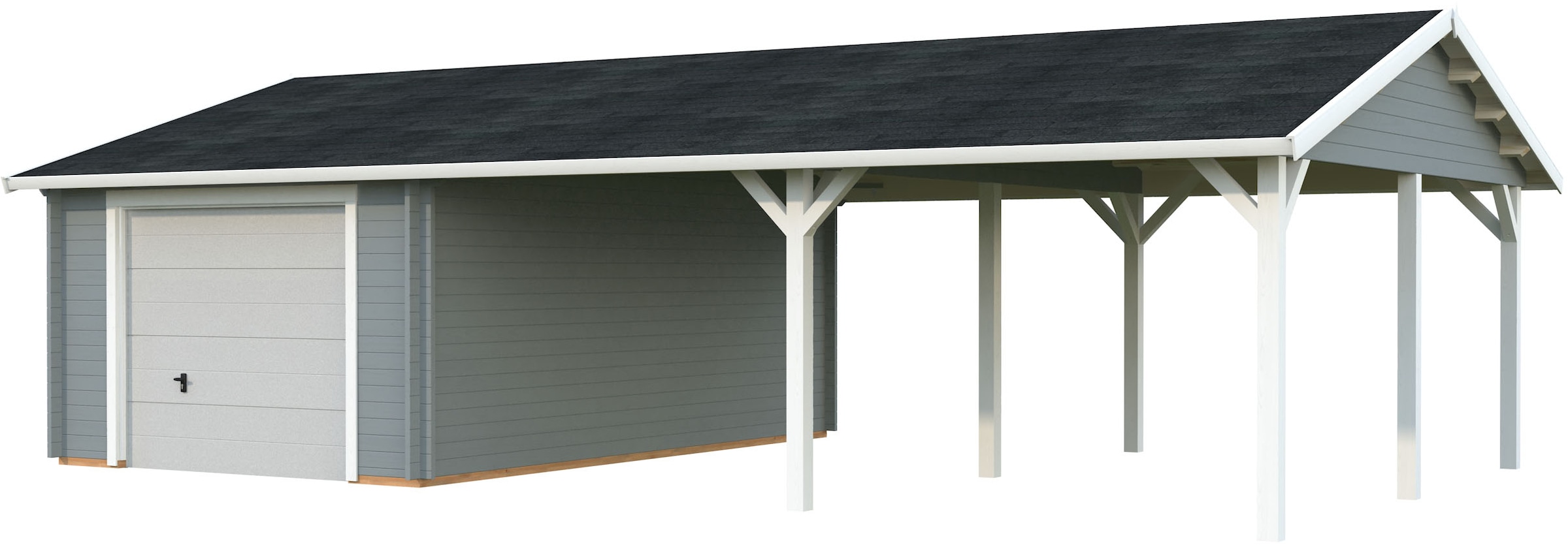 Palmako Garage "Roger, mit Sektionaltor" BxTxH: 1006x619x316 cm