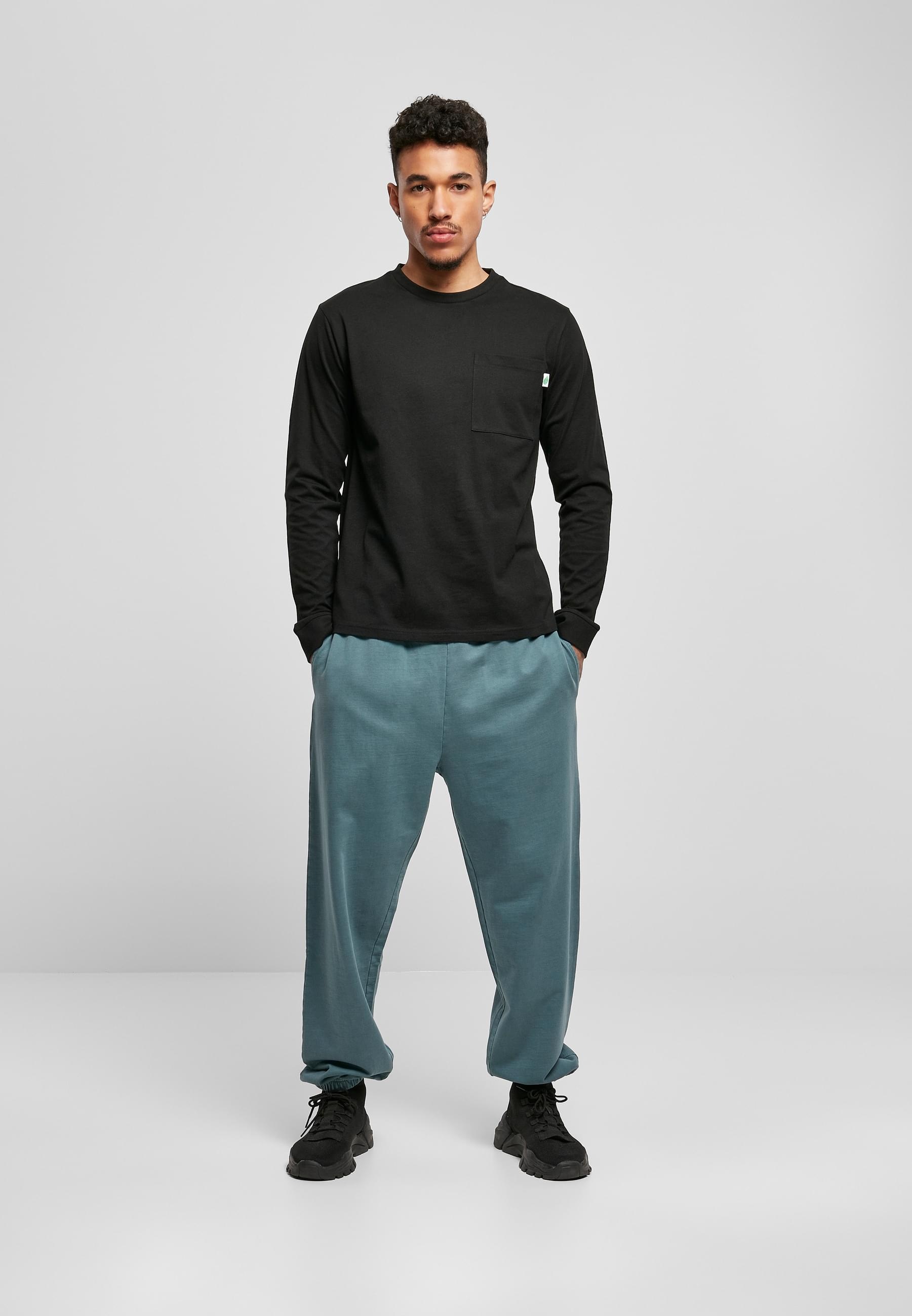 URBAN CLASSICS Longsleeve »Urban Classics Herren Organic Basic Pocket LS«, (1 tlg.)