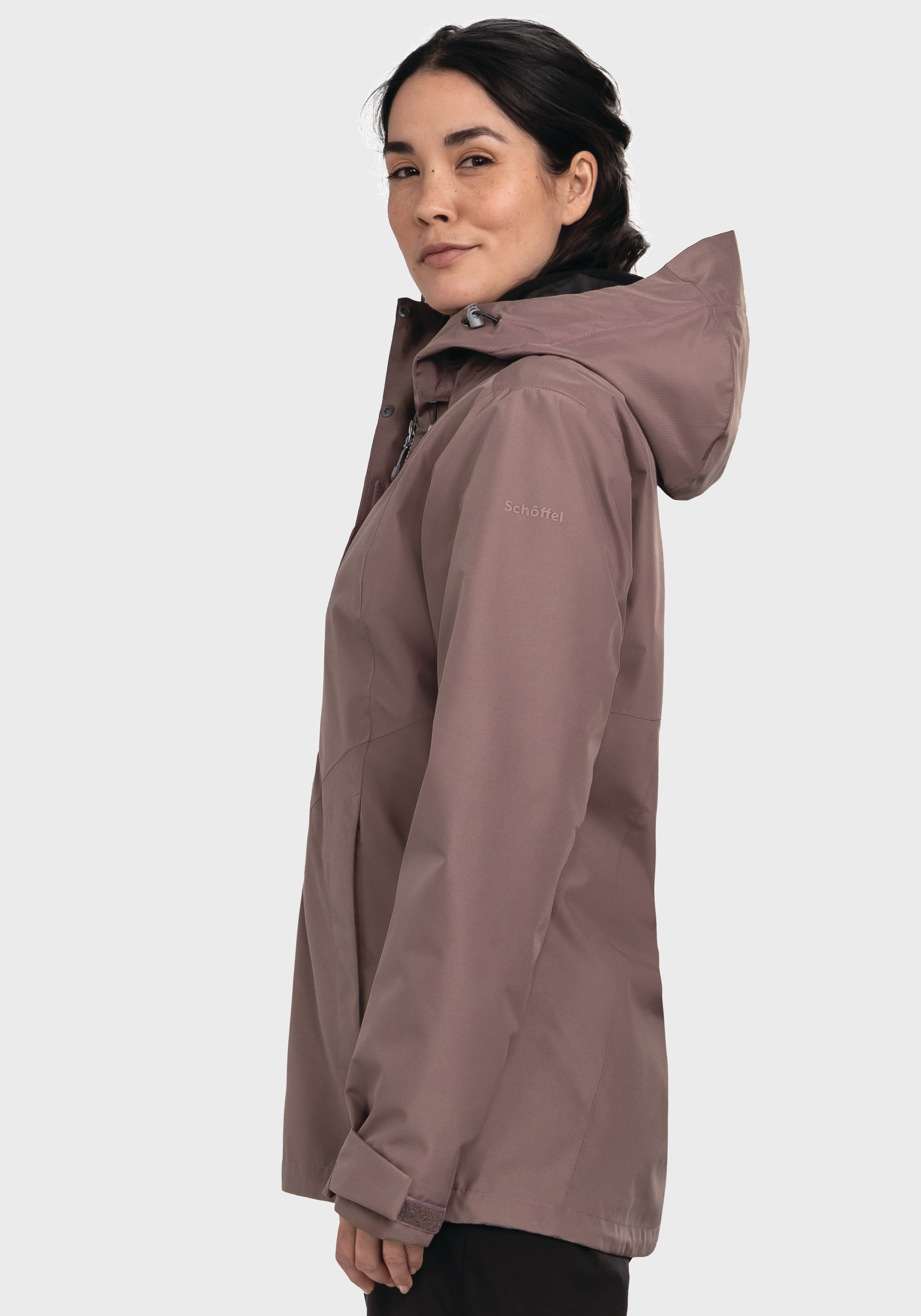 Schöffel Doppeljacke »Hiking 3in1 Jacket Style Okere WMS«, mit Kapuze