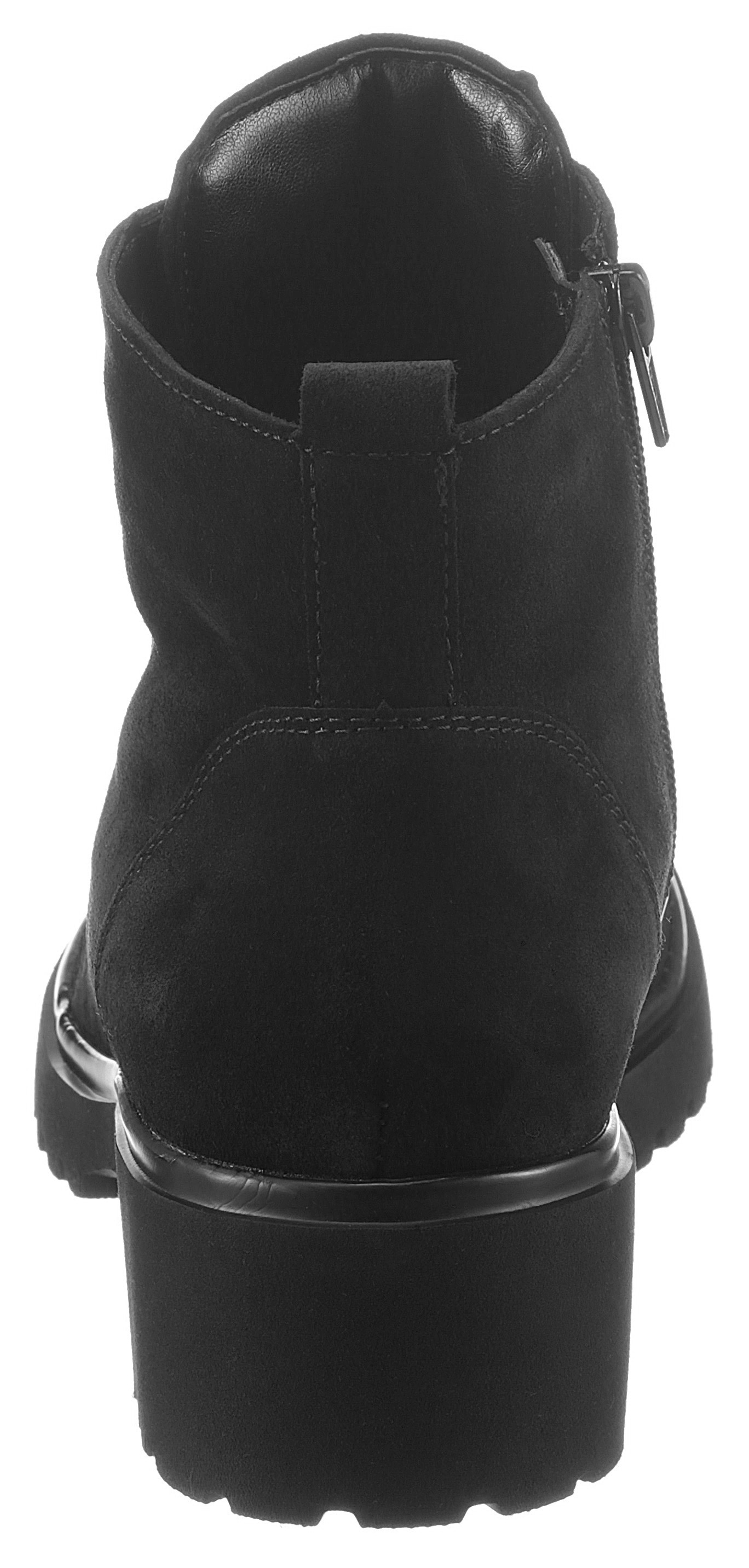 Waldläufer Schnürboots »H-LUISE«, Stiefelette, Blockabsatz, in bequemer Schuhweite G (= weit)