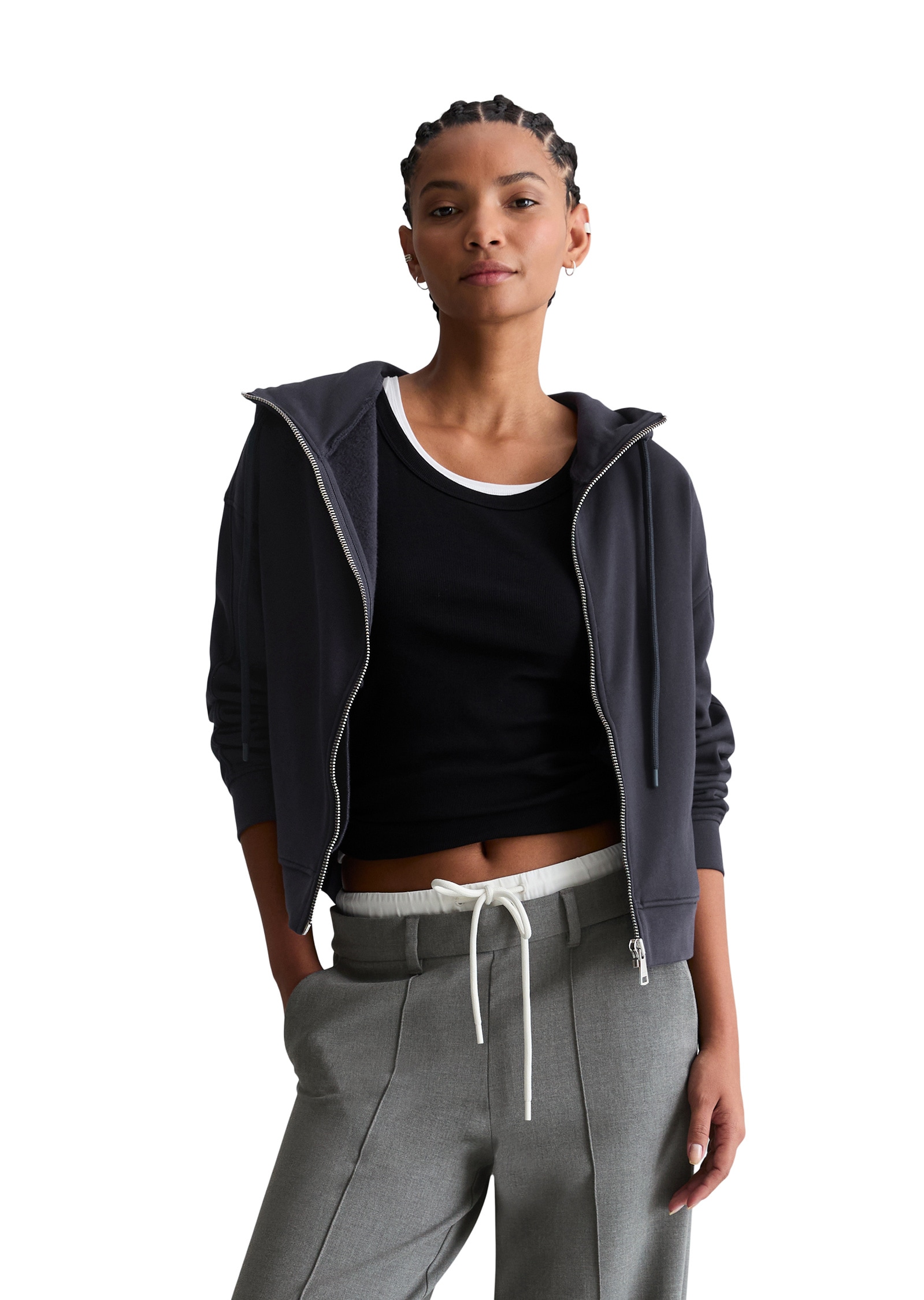 Marc OPolo DENIM Sweatjacke "aus Organic Cotton" günstig online kaufen