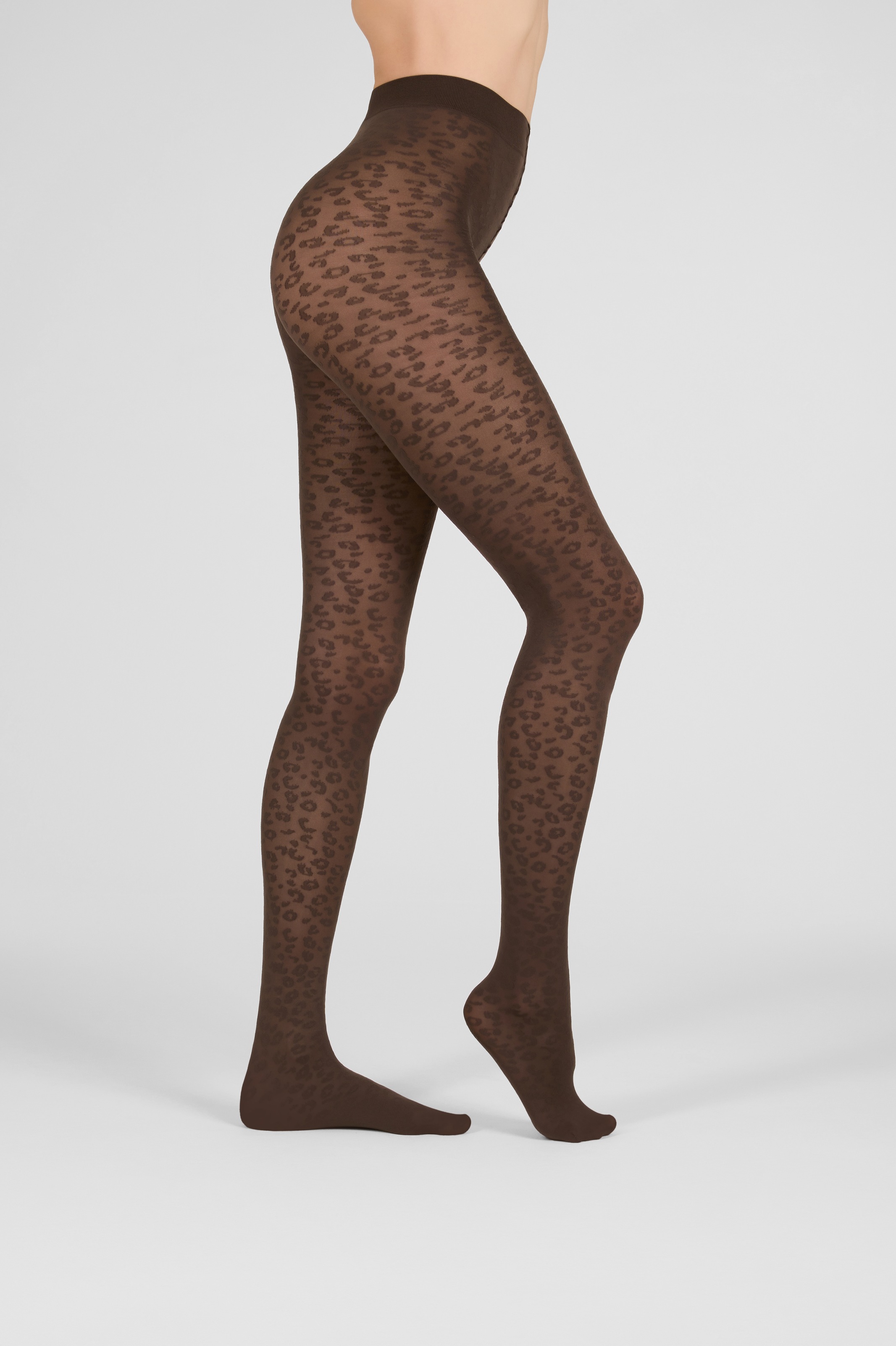 Camano Feinstrumpfhose 50 DEN mit Leoparden-Muster