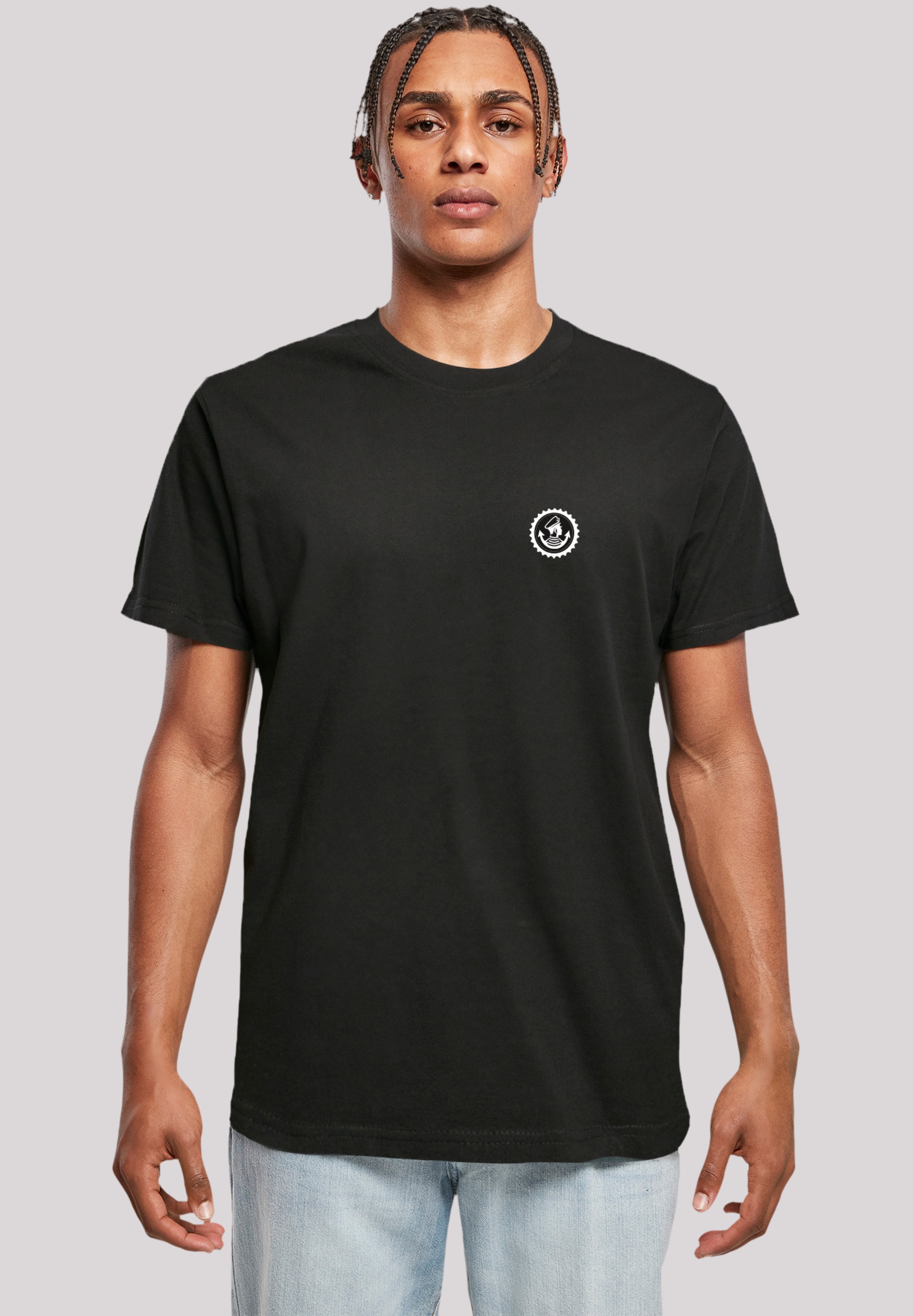 F4NT4STIC T-Shirt »AHOI Knut & Jan Hamburg«, Print