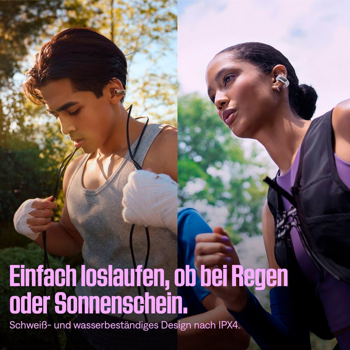 Bose Kopfhörer »Ultra Open Earbuds mit 2 Modi: Immersive Sound, Stereo«, Bluetooth, Stummschaltung, Simple Sync, Google Fast Pair, Umgebung wahrnehmen