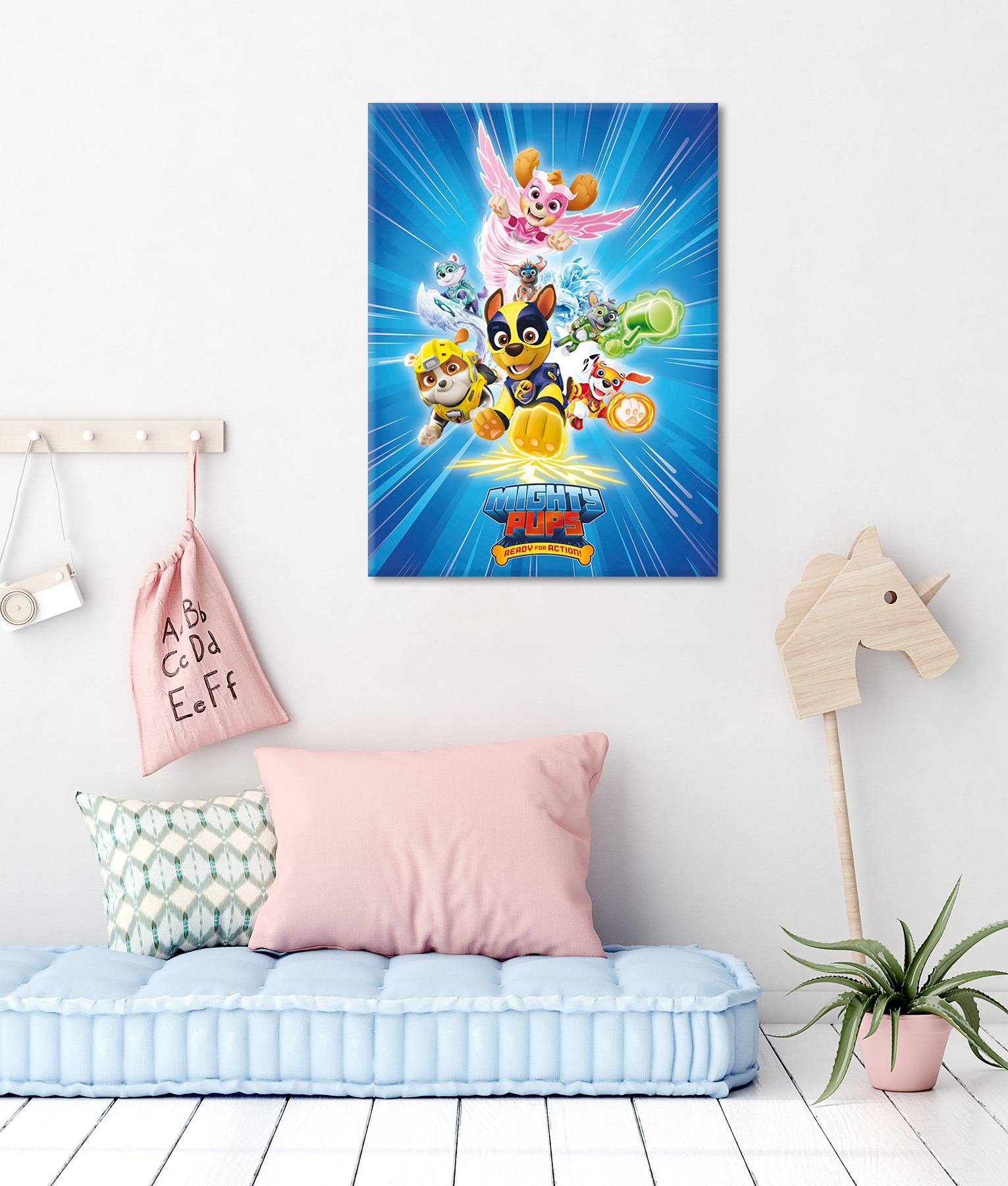 Bönninghoff Leinwandbild »Wandbild MIGHTY PUPS PAW PATROL 46x61 cm – Leinwandbild Keilrahmen« Hunde | Paw Patrol | Serien | Tiere 1 Stk. tlg. auf Keilrahmen gespannt