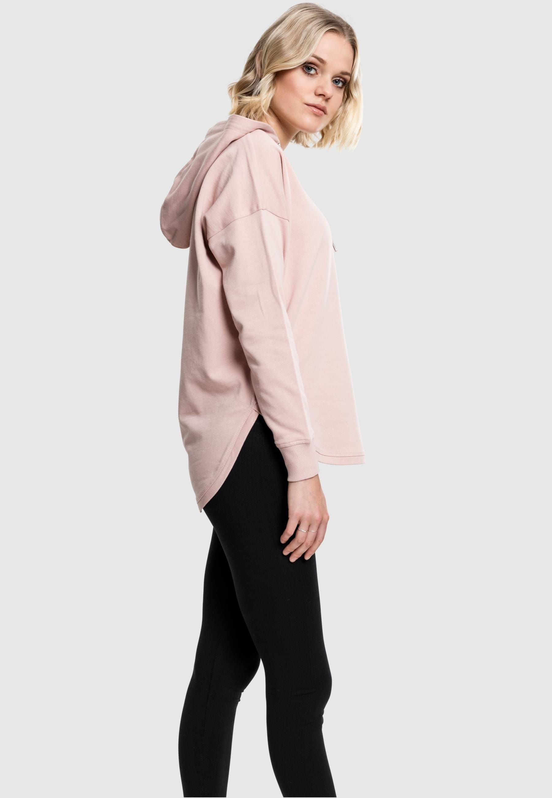 URBAN CLASSICS Rundhalspullover »Urban Classics Damen Ladies Oversized Terry Hoody«, (1 tlg.)