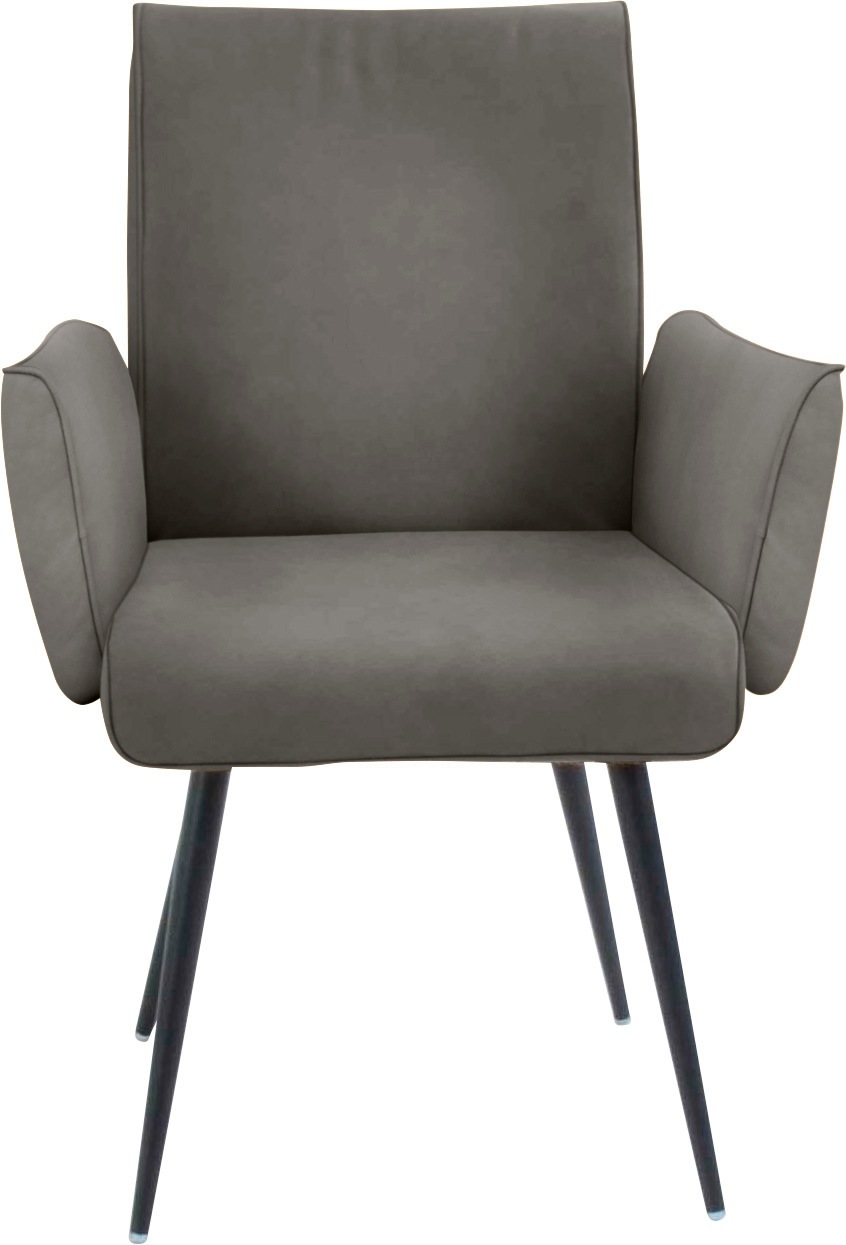 K+W Komfort & Wohnen Armlehnstuhl "Giacomo I" () 1 Stk.4- Fuß-Armlehnenstuh günstig online kaufen