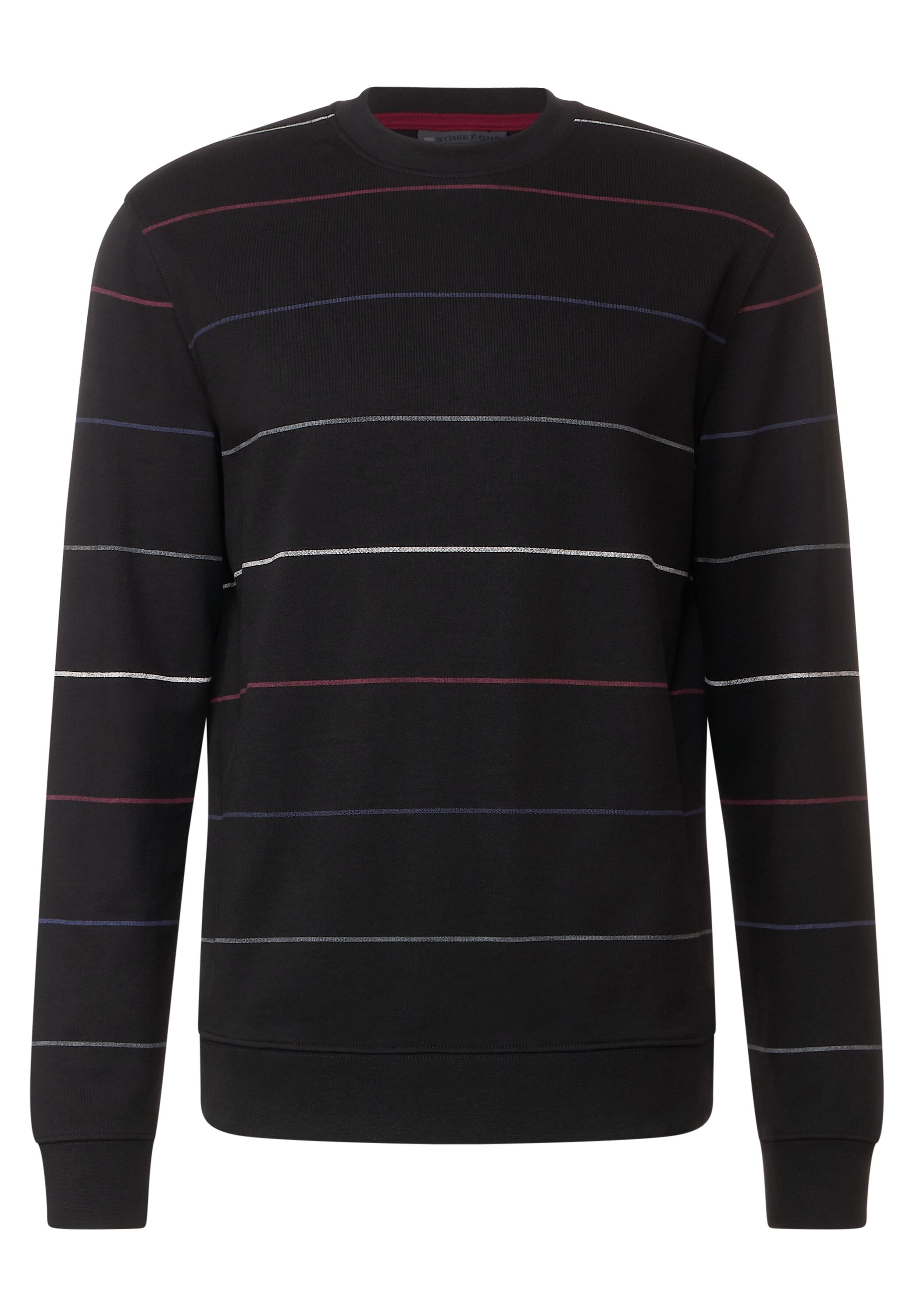 STREET ONE MEN Sweatshirt, mit Rundhalsausschnitt