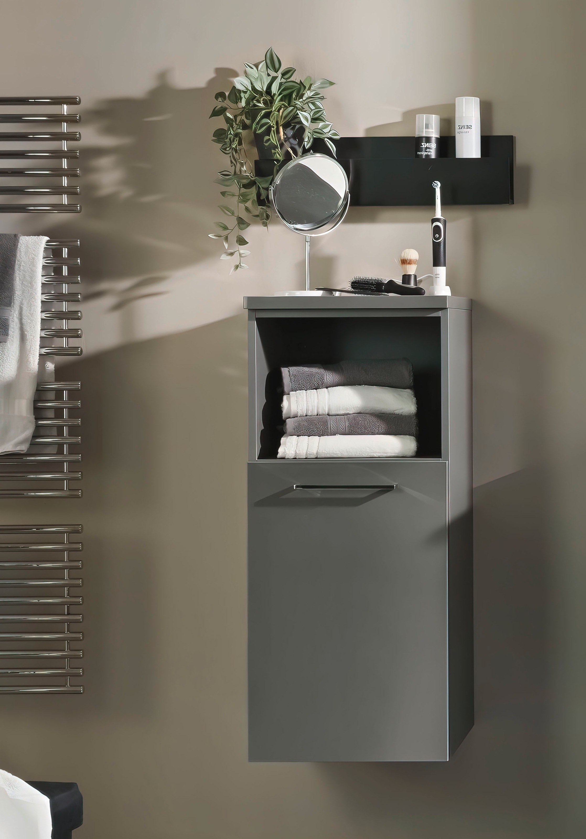 Nolte SPA Hochschrank »Lux - Badmöbel Hochschrank« Set, 2 Stk. tlg. Innen/Außenfarbe identisch